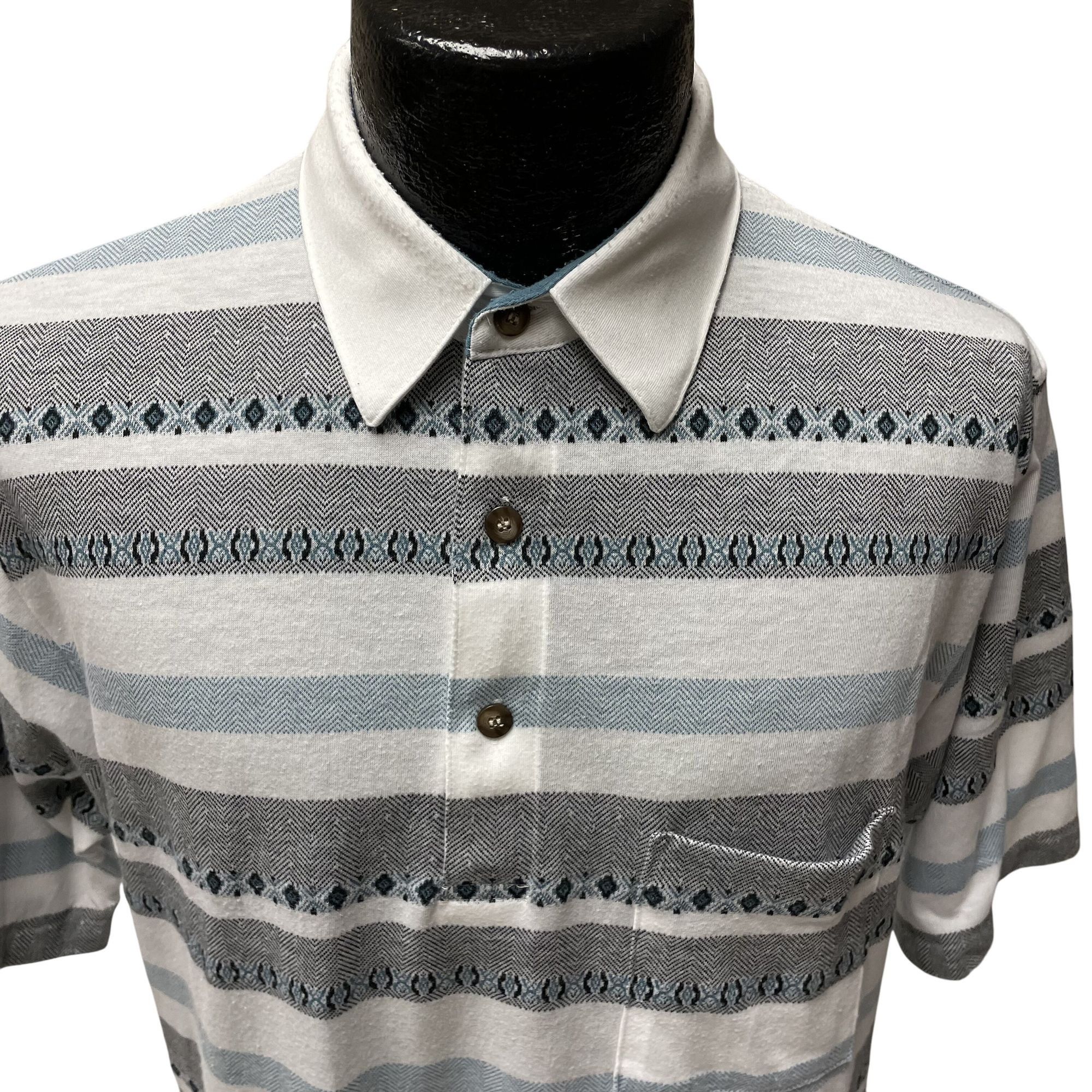 Other Vtg Palmland Stripe ARGYLE POLO Golf Surfer Preppy Shirt Size US M / EU 48-50 / 2 - 3 Thumbnail