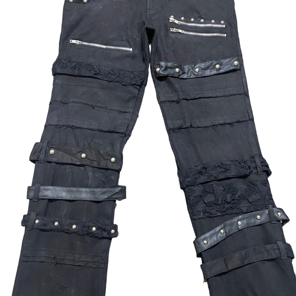 Sex Pot ReVeNGe Sexpot Revenge Bondage Pants' The Brain Is Invaded' Size US 33 - 6 Thumbnail