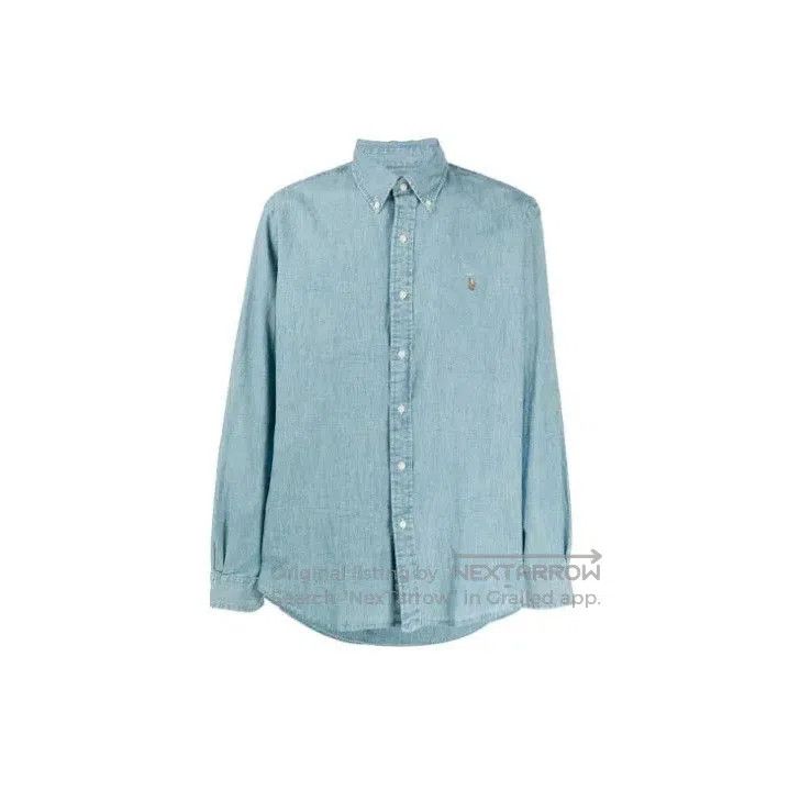 Polo Ralph Lauren Polo Ralph Lauren FW21 Logo Embroidered Solid Shirt. Size US M / EU 48-50 / 2 - 1 Thumbnail