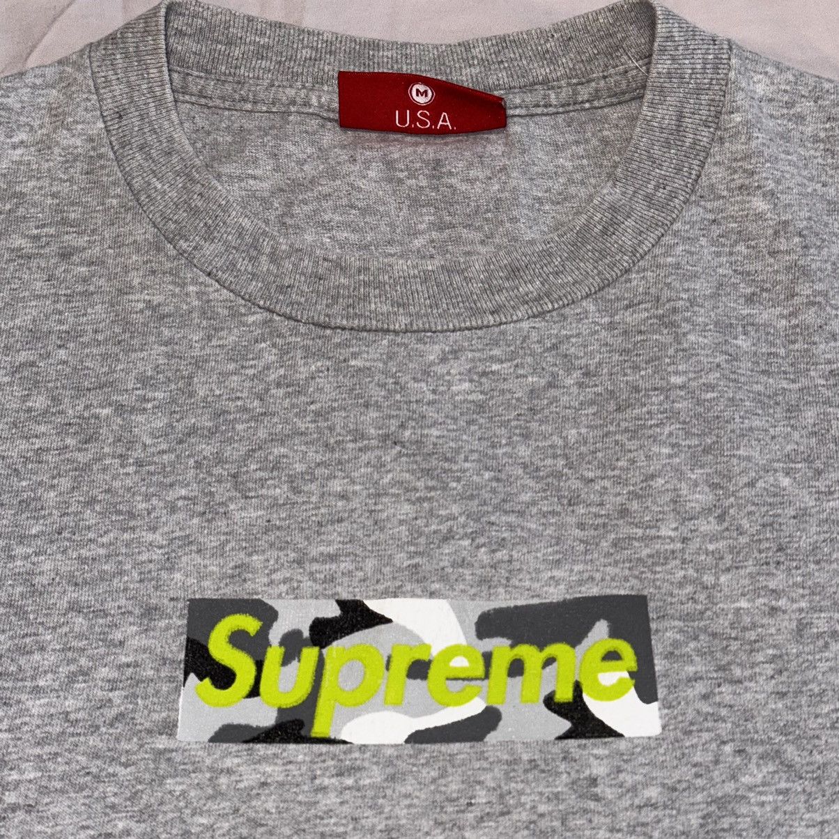 Supreme Camo Box Logo Tee | Grailed