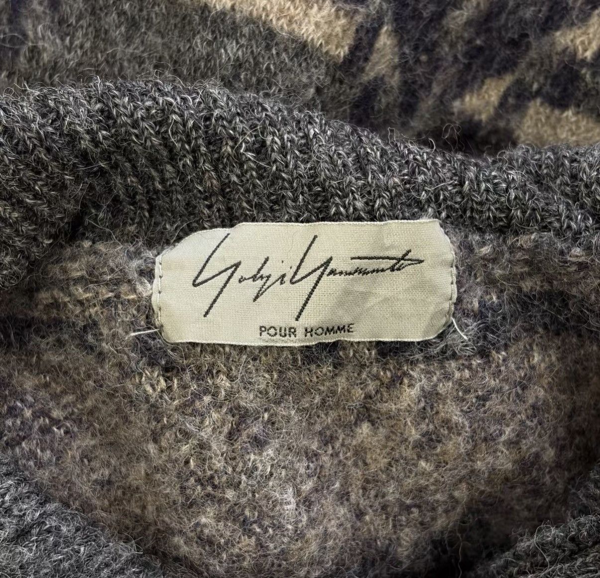 Yohji Yamamoto Yohji Yamamoto 14AW Navajo Wool Knit Cardigan J4 Size US M / EU 48-50 / 2 - 6 Thumbnail
