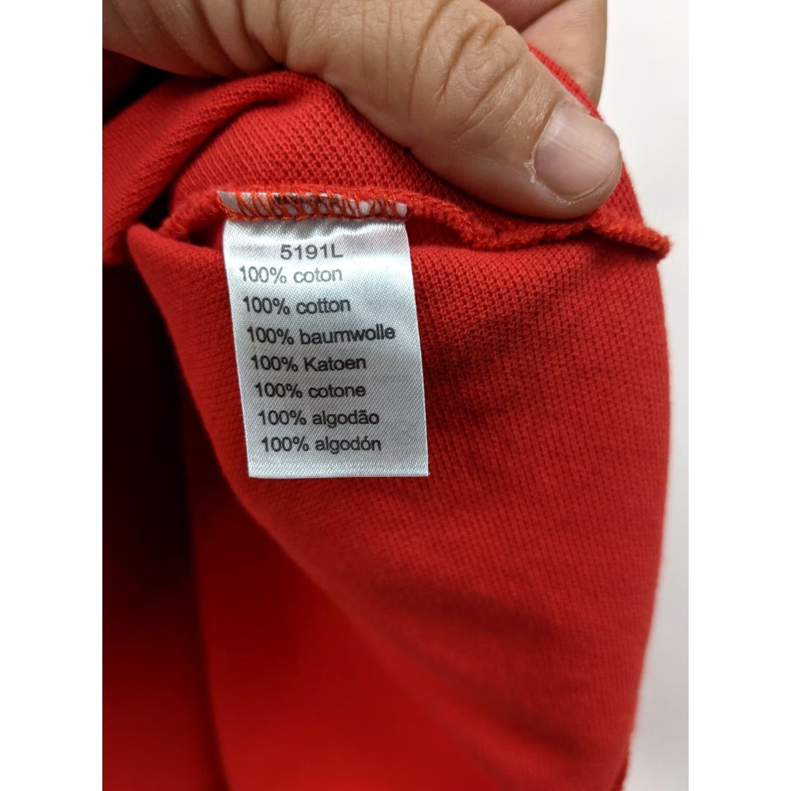 Lacoste Lacoste Men's Polo Shirt Short Sleeve Light Red Size 7 Cotton Button Size US M / EU 48-50 / 2 - 6 Thumbnail