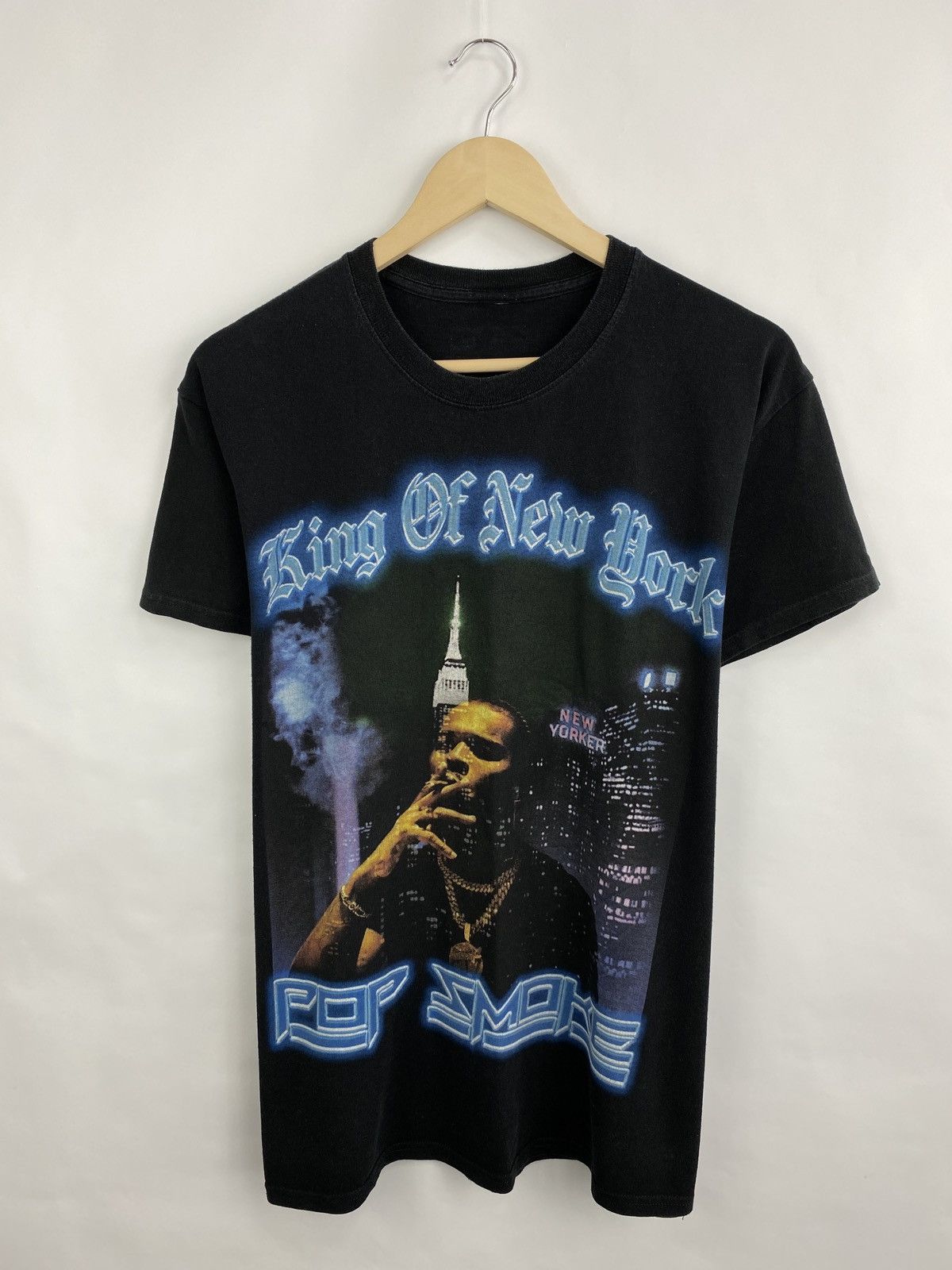 Band Tees × Rap Tees 🇺🇸 Y2K Pop Smoke King of New York Rap T-Shirt Travis Scott Size US M / EU 48-50 / 2 - 3 Thumbnail