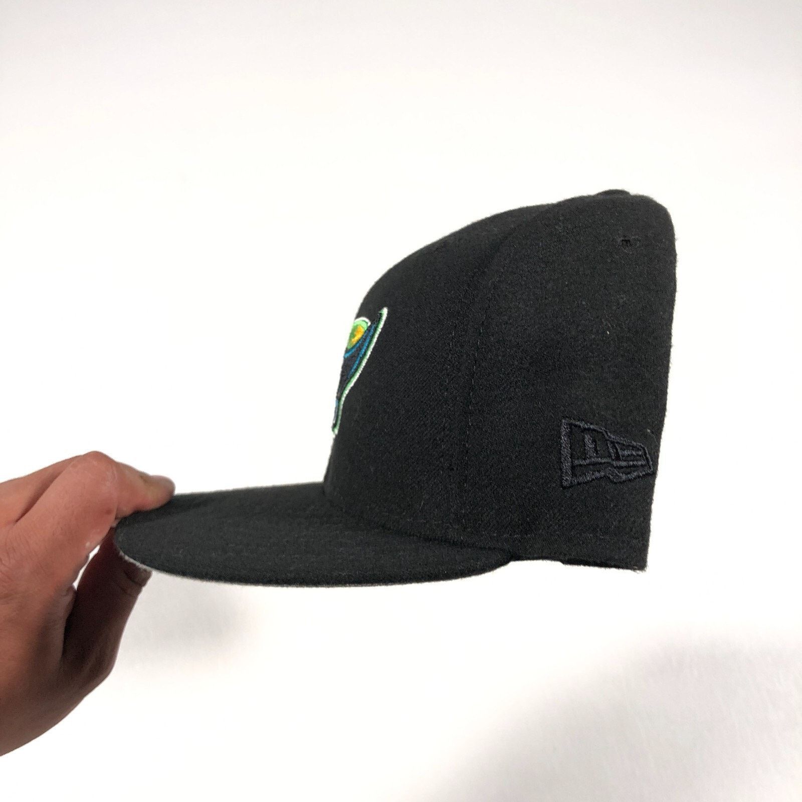 MLB × New Era New Era Black Tampa Bay Rays Cooperstown Hat cap size 7 3/8 Size ONE SIZE - 4 Thumbnail