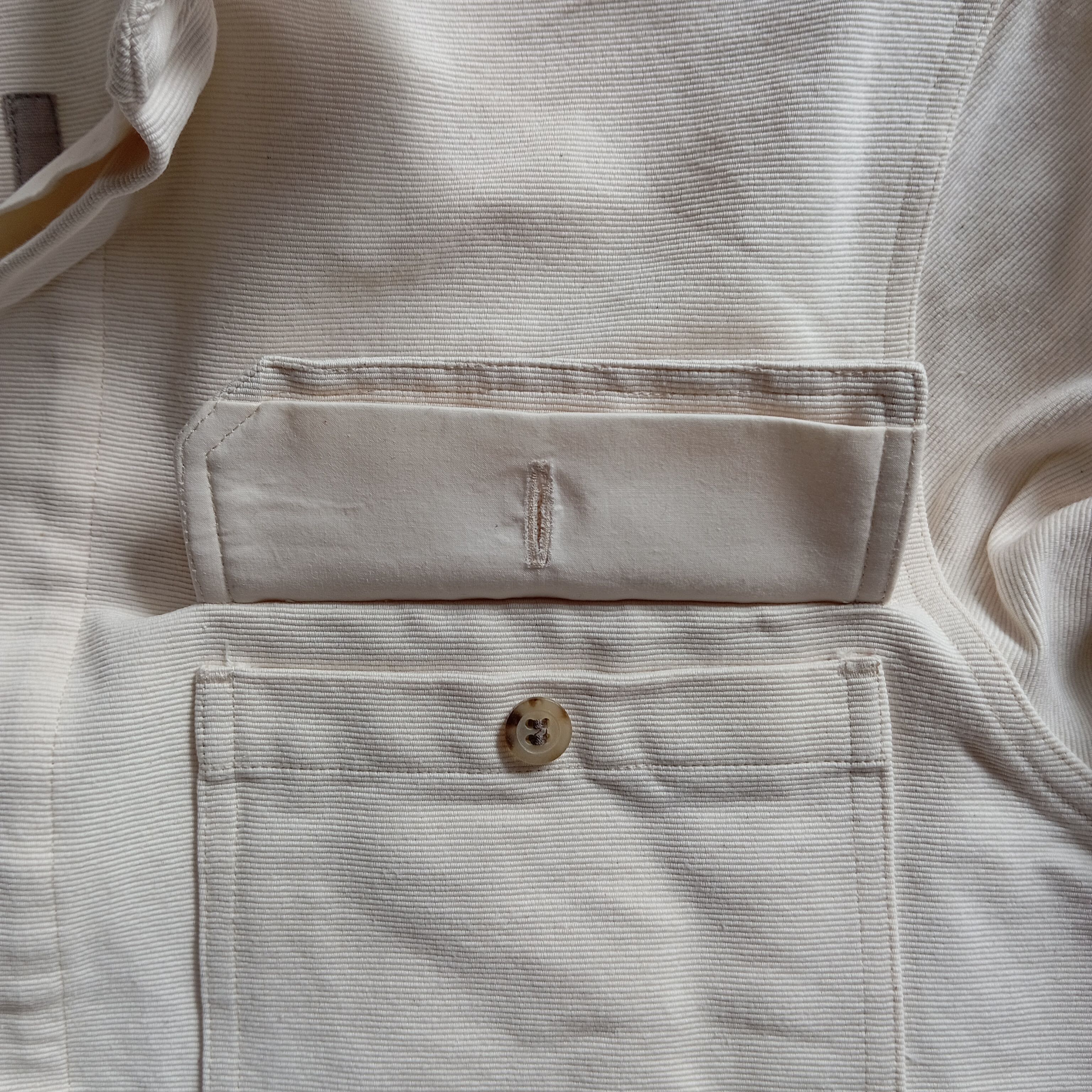 Rick Owens Rick Owens SS18 DIRT heavy cotton workshirts, white ivory Size US M / EU 48-50 / 2 - 7 Thumbnail