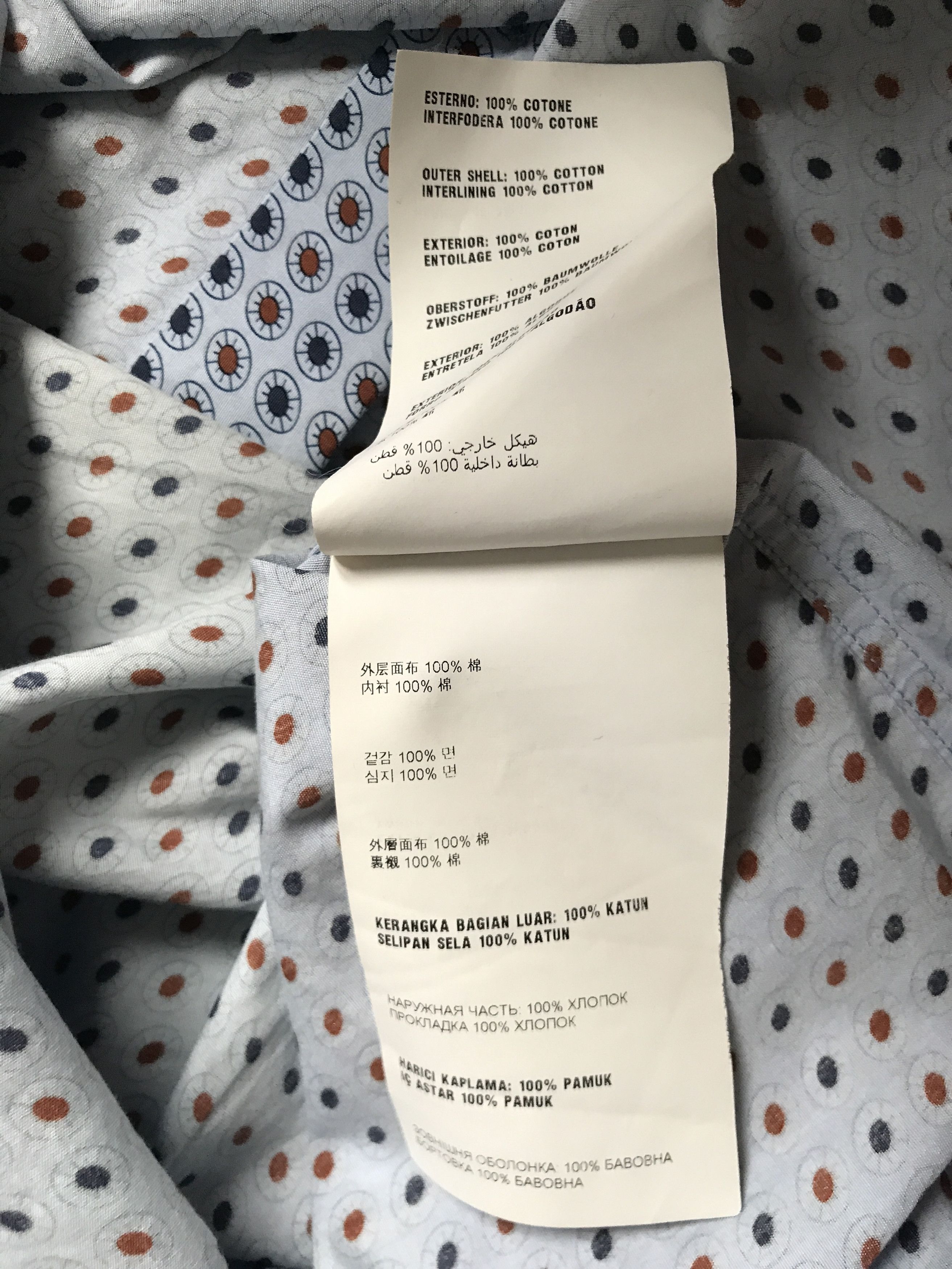 Prada Prada shirt in light blue with rare sun print size 39 (S-M) Size US S / EU 44-46 / 1 - 8 Thumbnail