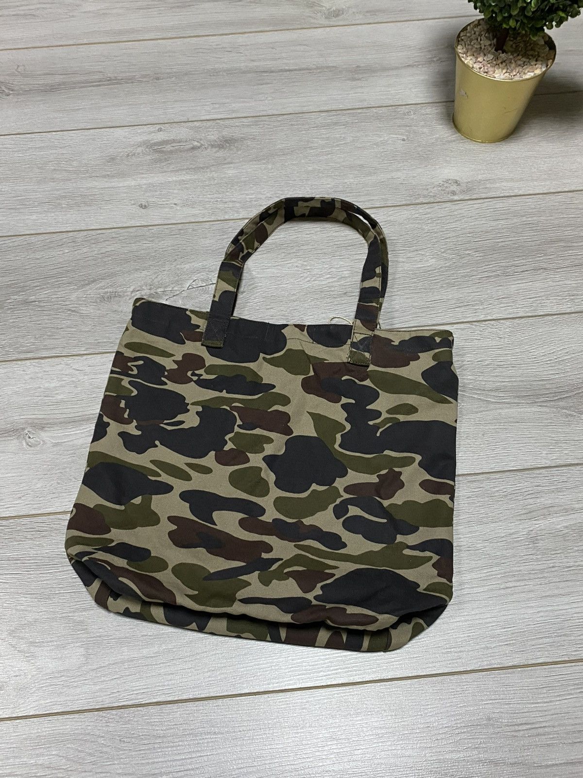 Carhartt Carhartt NEW camouflage simple tote bag shopper Size ONE SIZE - 5 Thumbnail