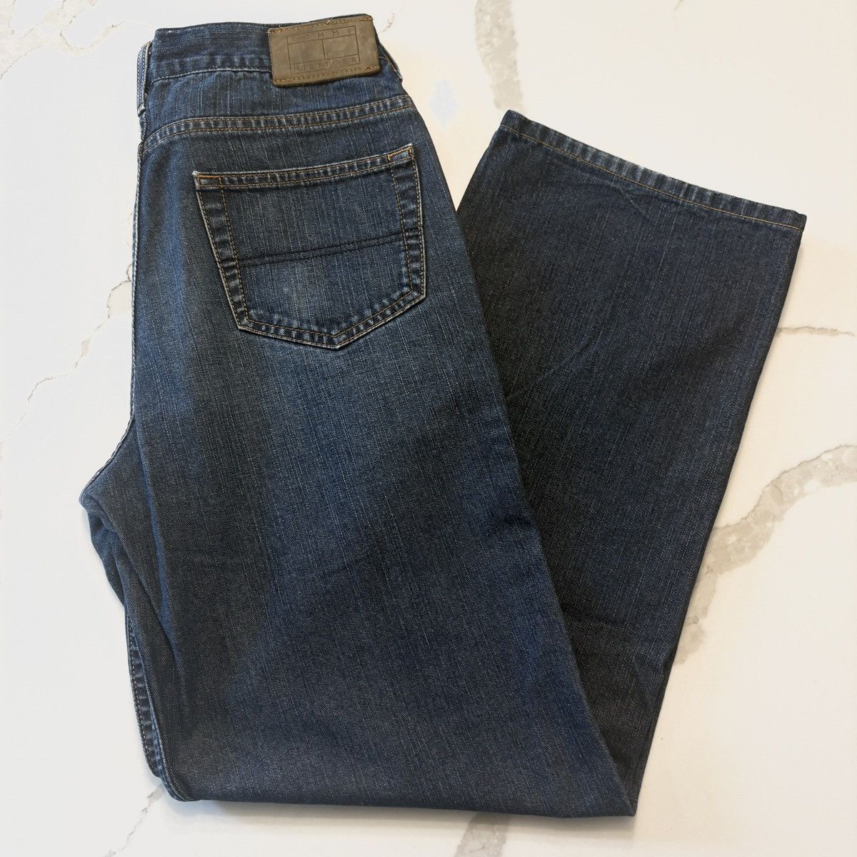 Tommy Hilfiger × Tommy Jeans × Vintage Vintage Tommy Hilfiger Jeans Straight Fit Size US 30 / EU 46 - 1 Thumbnail