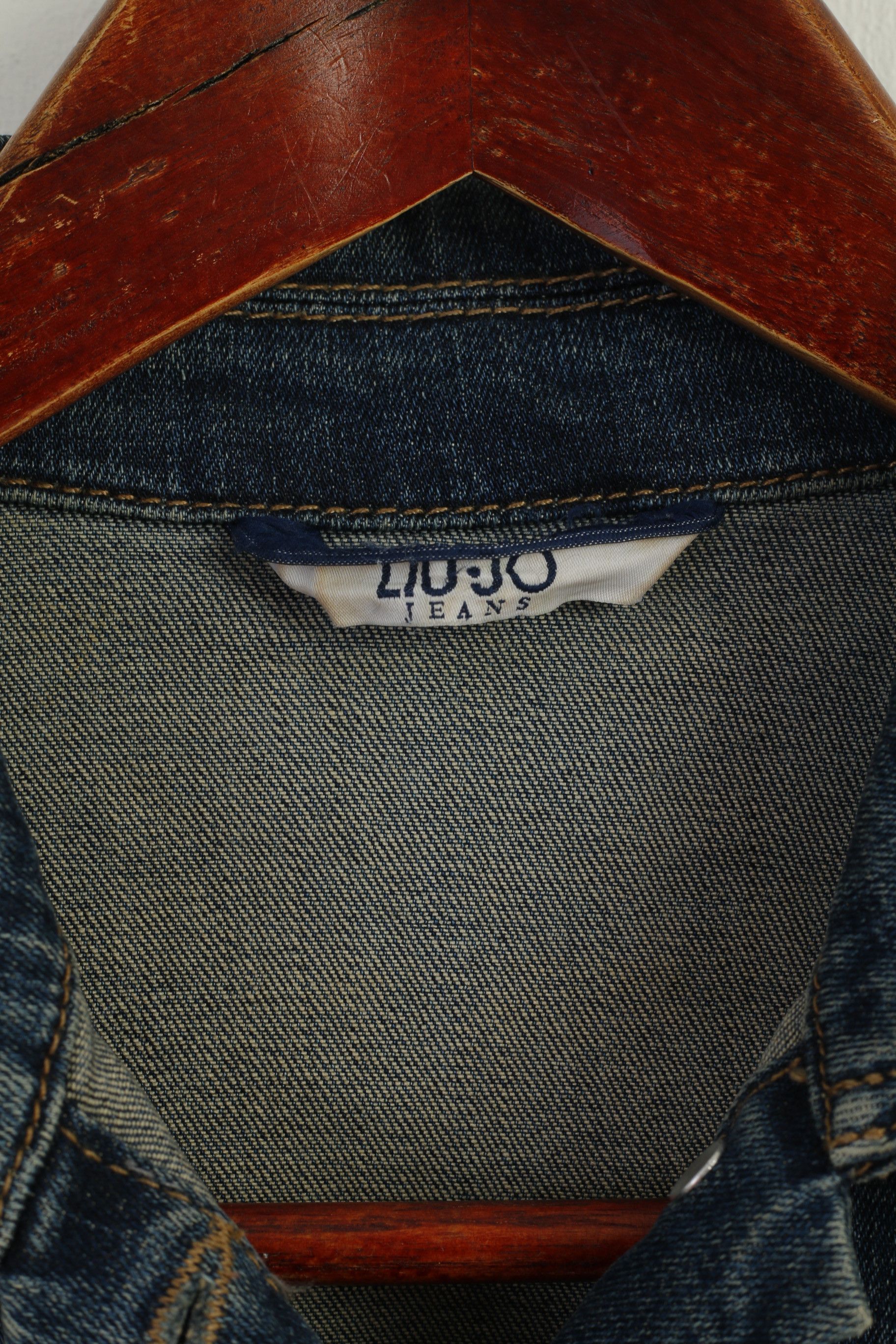 Liu Jo LIU-JO Jeans Women M (S) Jacekt Blue Denim 7916 Size M / US 6-8 / IT 42-44 - 5 Thumbnail