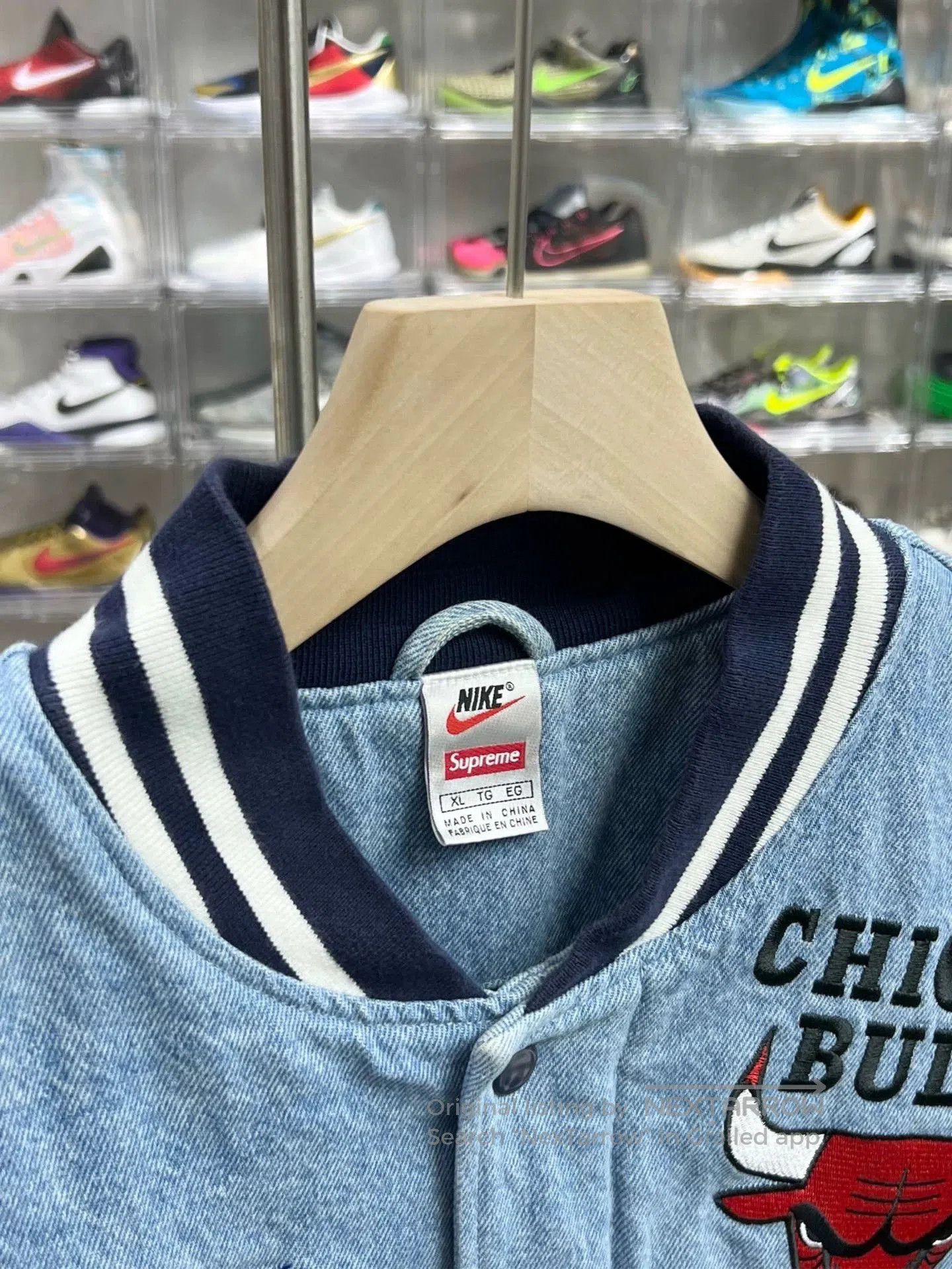 Adidas supreme nba denim bomber jacket xl size. Size US XL / EU 56 / 4 - 2 Thumbnail