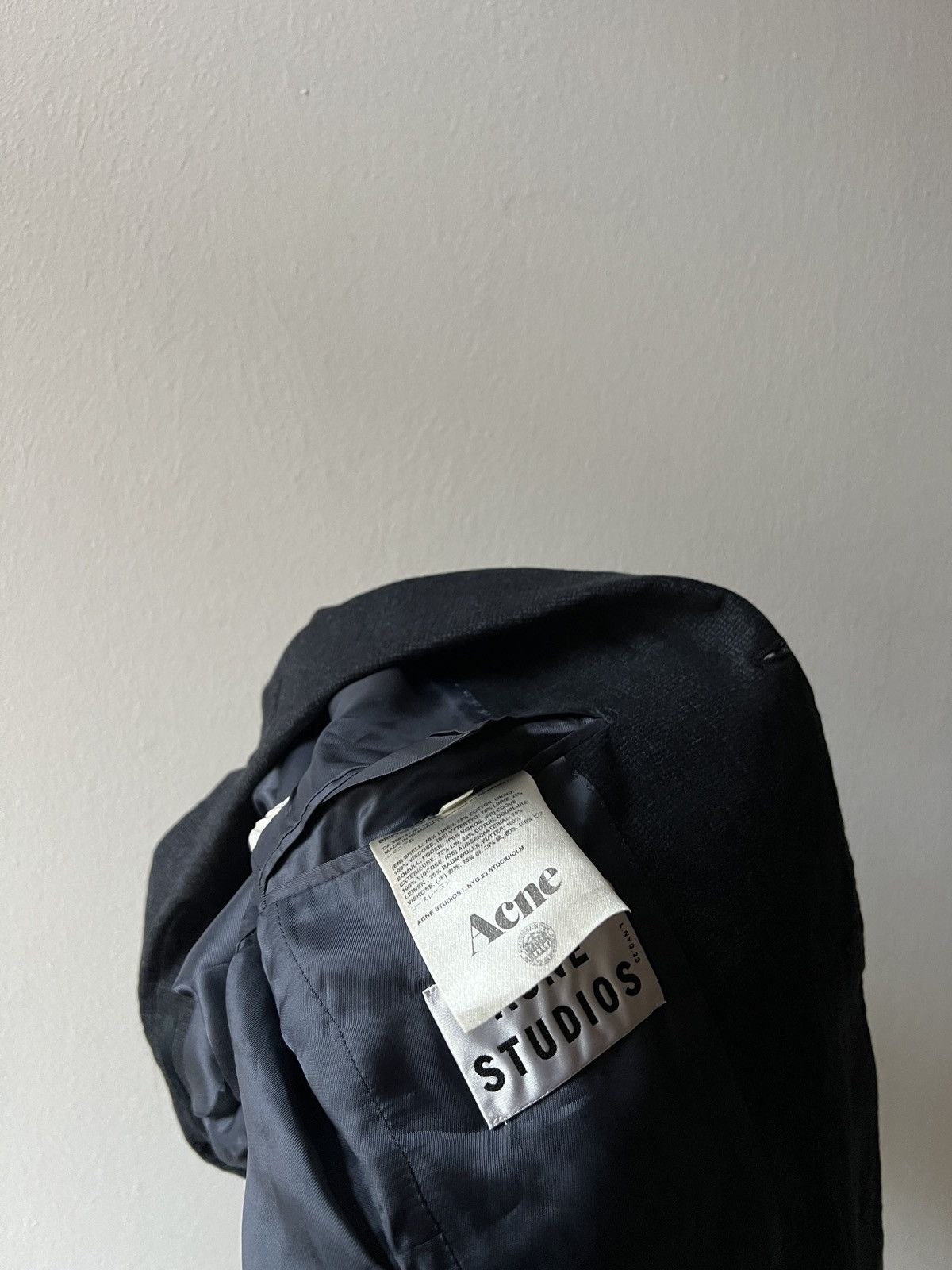 Acne Studios Acne Studios SS13 Black Linen Blazer Jacket Size 48R - 11 Thumbnail
