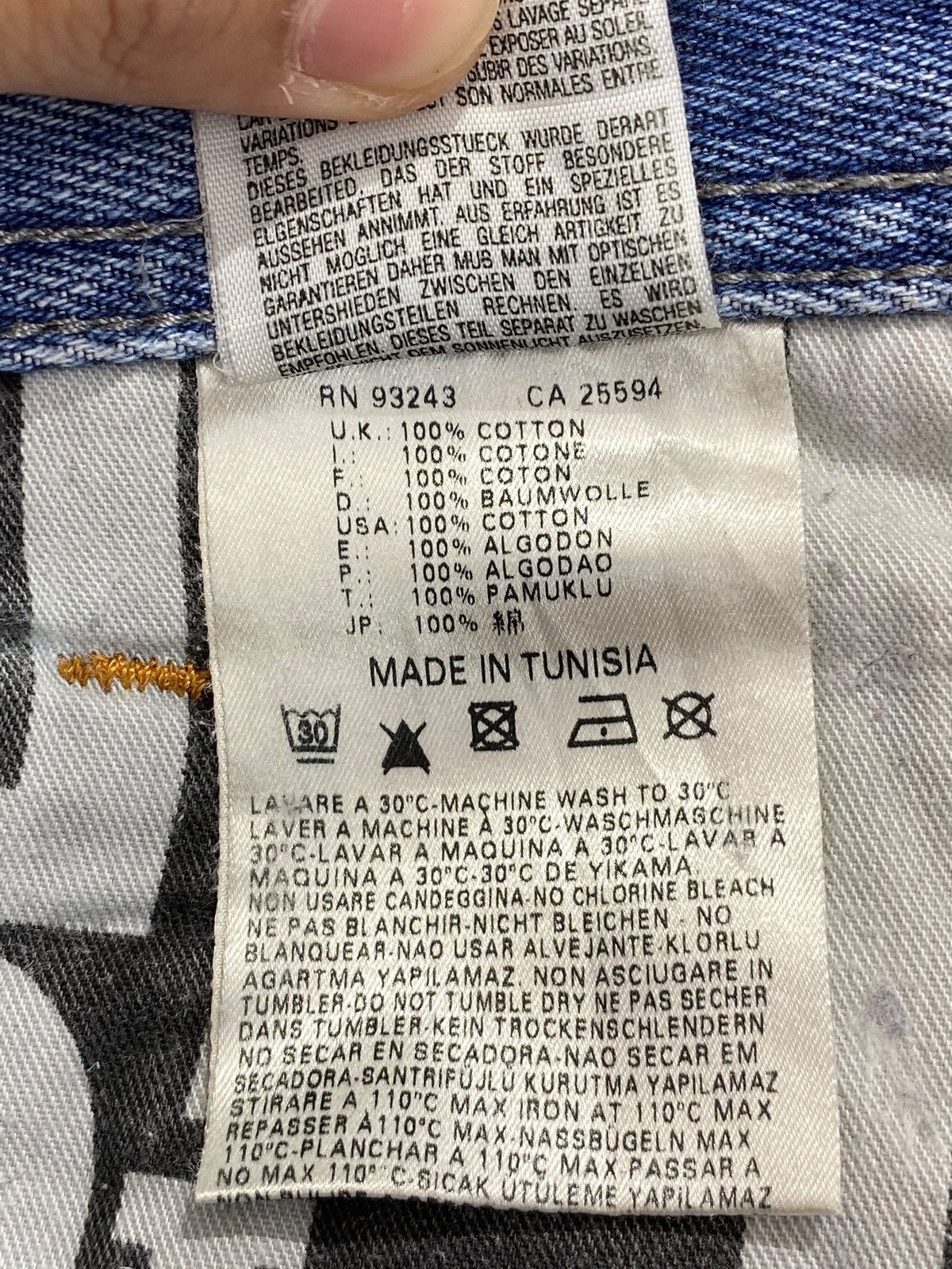 Diesel Diesel Industry Brand Faded Blue Wash Distress Style Jeans Size US 32 / EU 48 - 18 Thumbnail