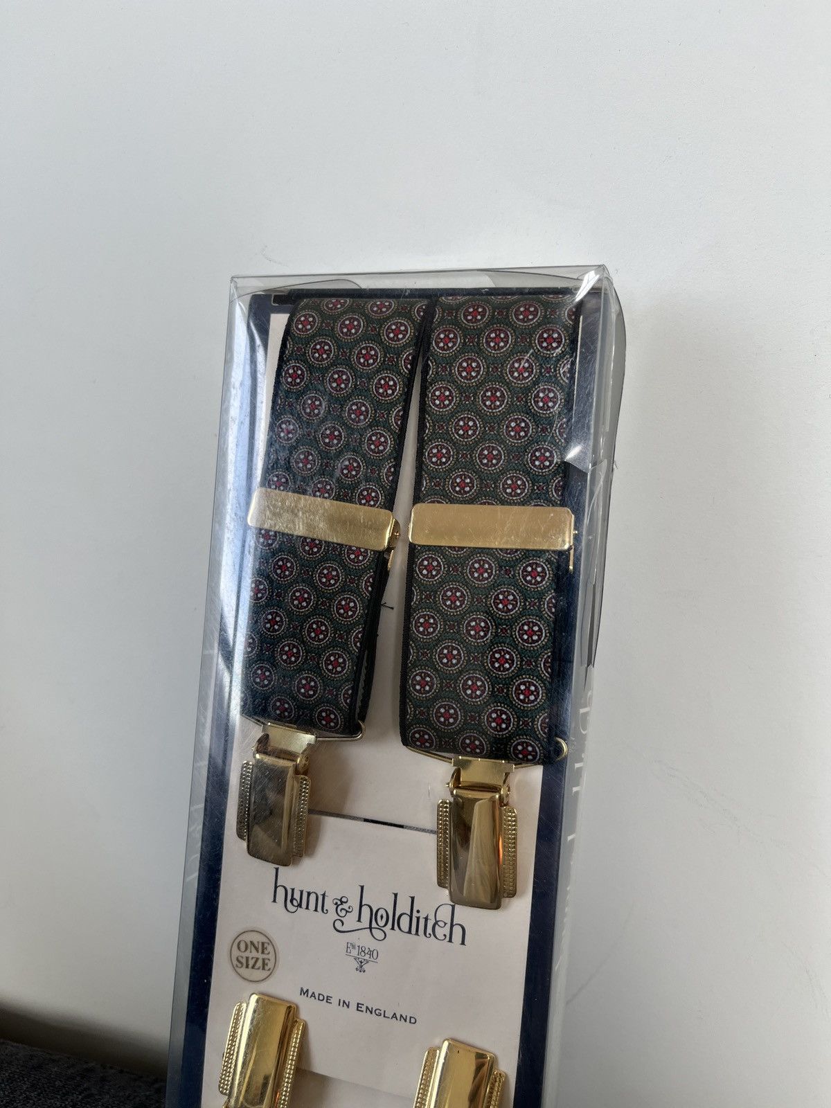 Vintage Hunt & Holditch Green Suspenders Size ONE SIZE - 3 Thumbnail