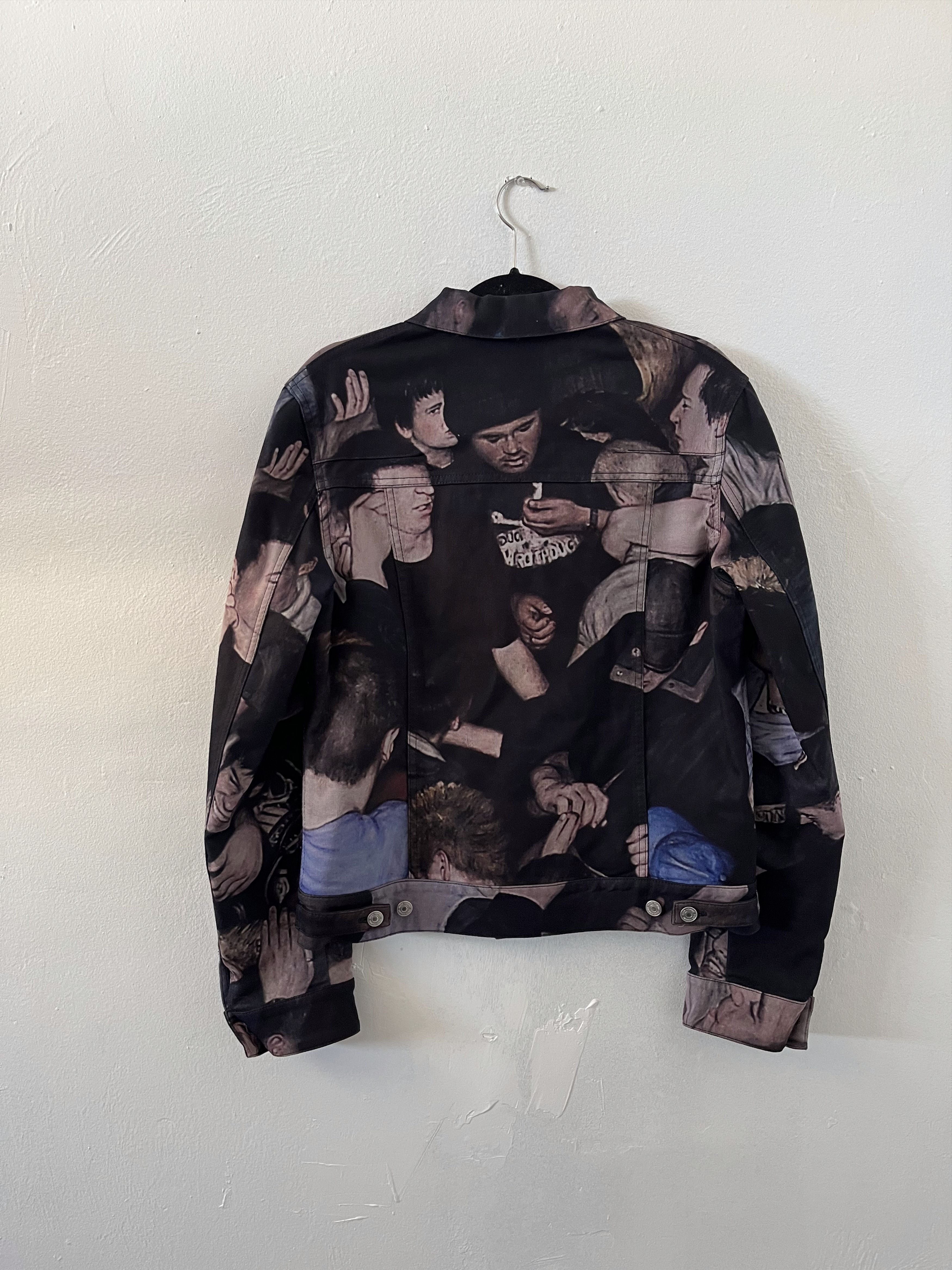 Dior Dior Homme x Dan Witz AW17 Moshpit Denim Jacket Size US L / EU 52-54 / 3 - 3 Thumbnail