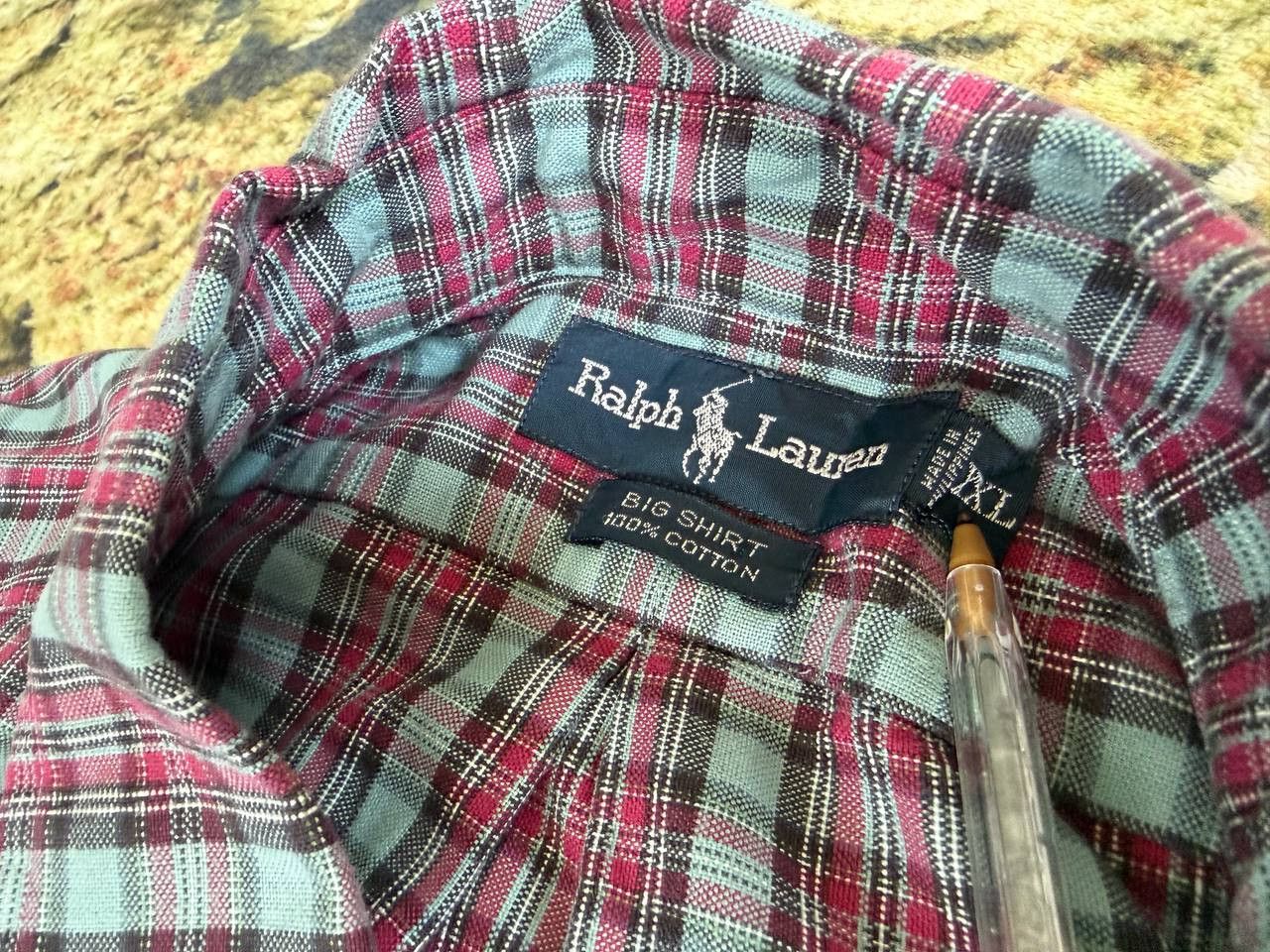 Ralph Lauren Ralph Lauren Vintage Plaid Button Down Size US XXL / EU 58 / 5 - 4 Thumbnail