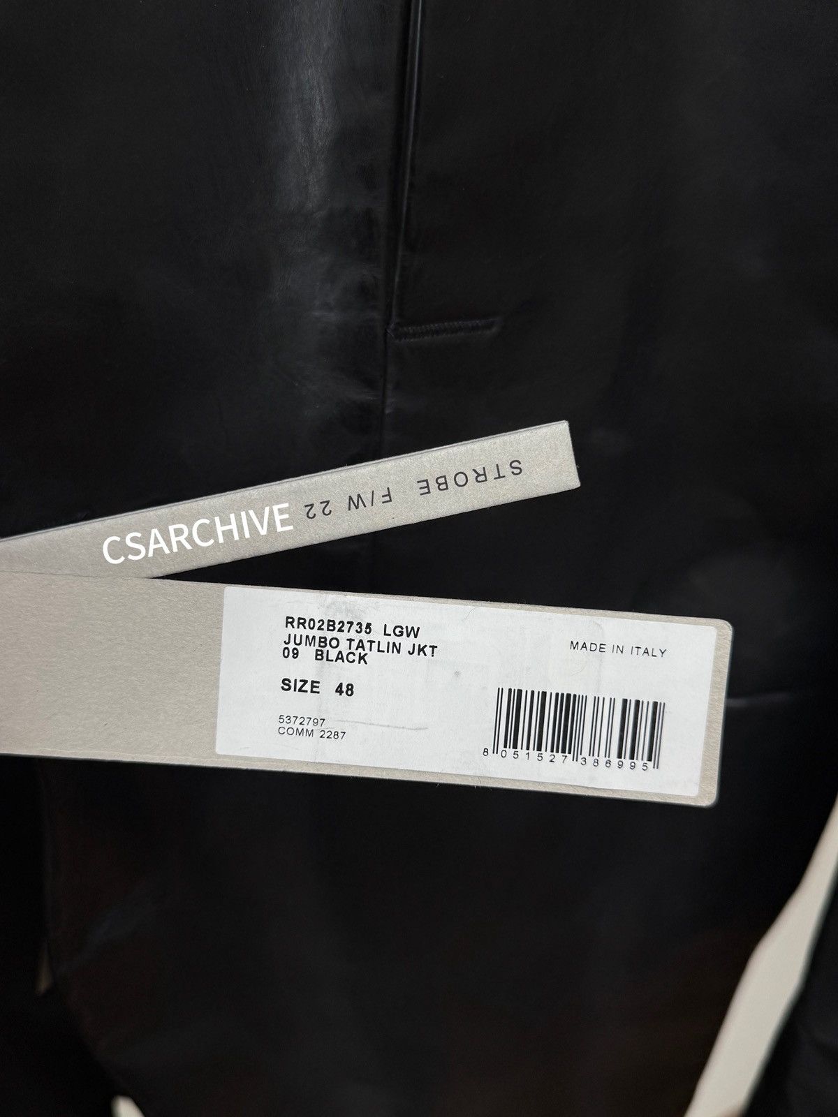 Rick Owens Rick owens22FW Leather Tatlin coat Size US M / EU 48-50 / 2 - 6 Thumbnail
