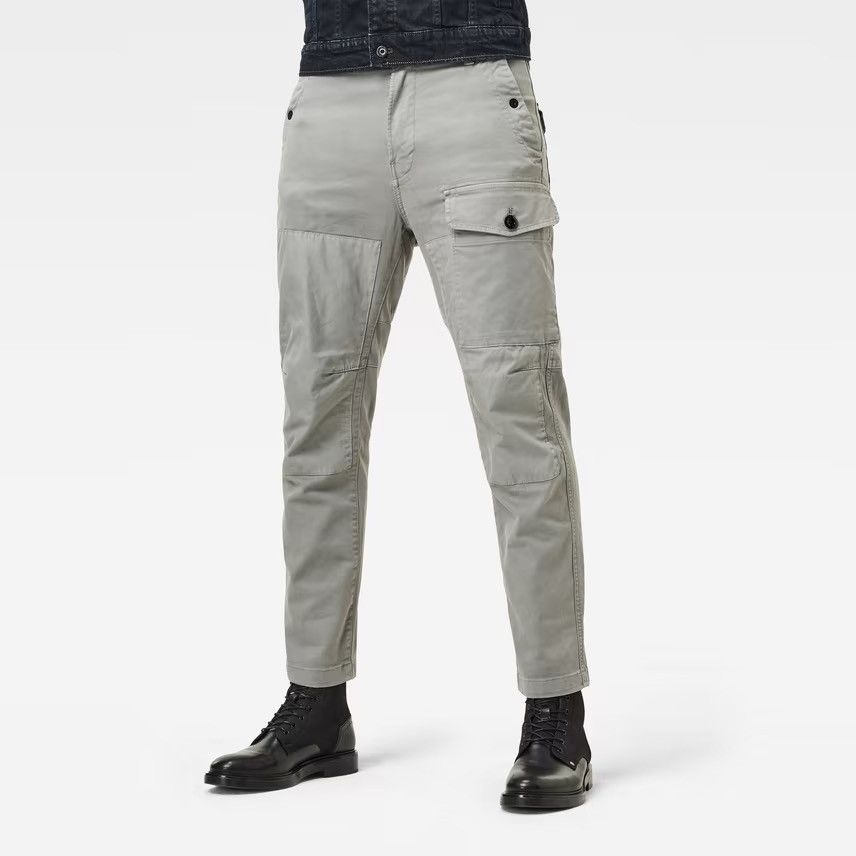G-Star Mens G Star Raw Torrick Relaxed Cargo Pants Grey Multipocket Size US 32 / EU 48 - 2 Thumbnail