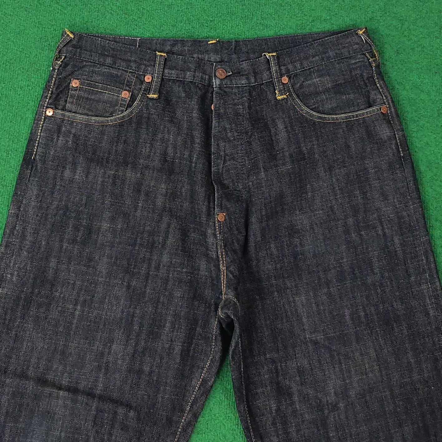 Evisu Vintage Evisu Paris Selvedge Japan Brand Jeans C258N30 Size US 37 - 5 Thumbnail