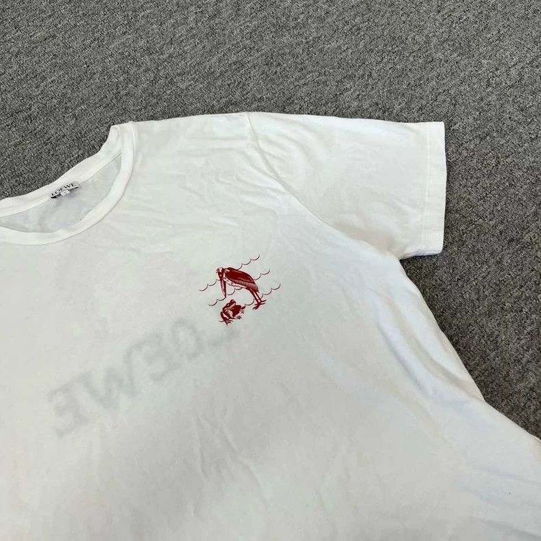Loewe LOEWE White short-sleeved T-shirt Size M / US 6-8 / IT 42-44 - 3 Thumbnail
