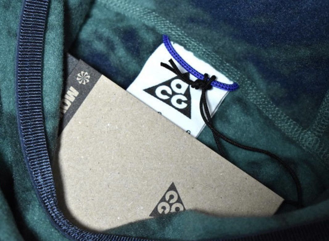 Nike ACG Size M Nike ACG Wolf Tree Polartec Fleece Pullover Hoodie Size US M / EU 48-50 / 2 - 5 Thumbnail