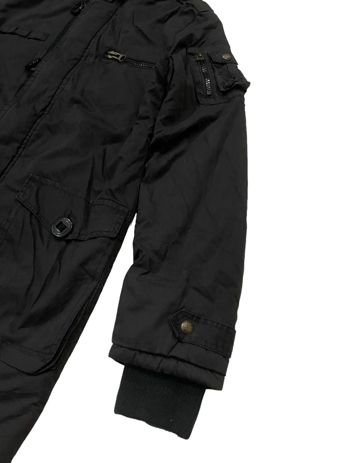 Japanese Brand × Vintage Tribe Faux Fur Puffer Hood Bondage Punk Buckle Jacket Size US M / EU 48-50 / 2 - 6 Thumbnail