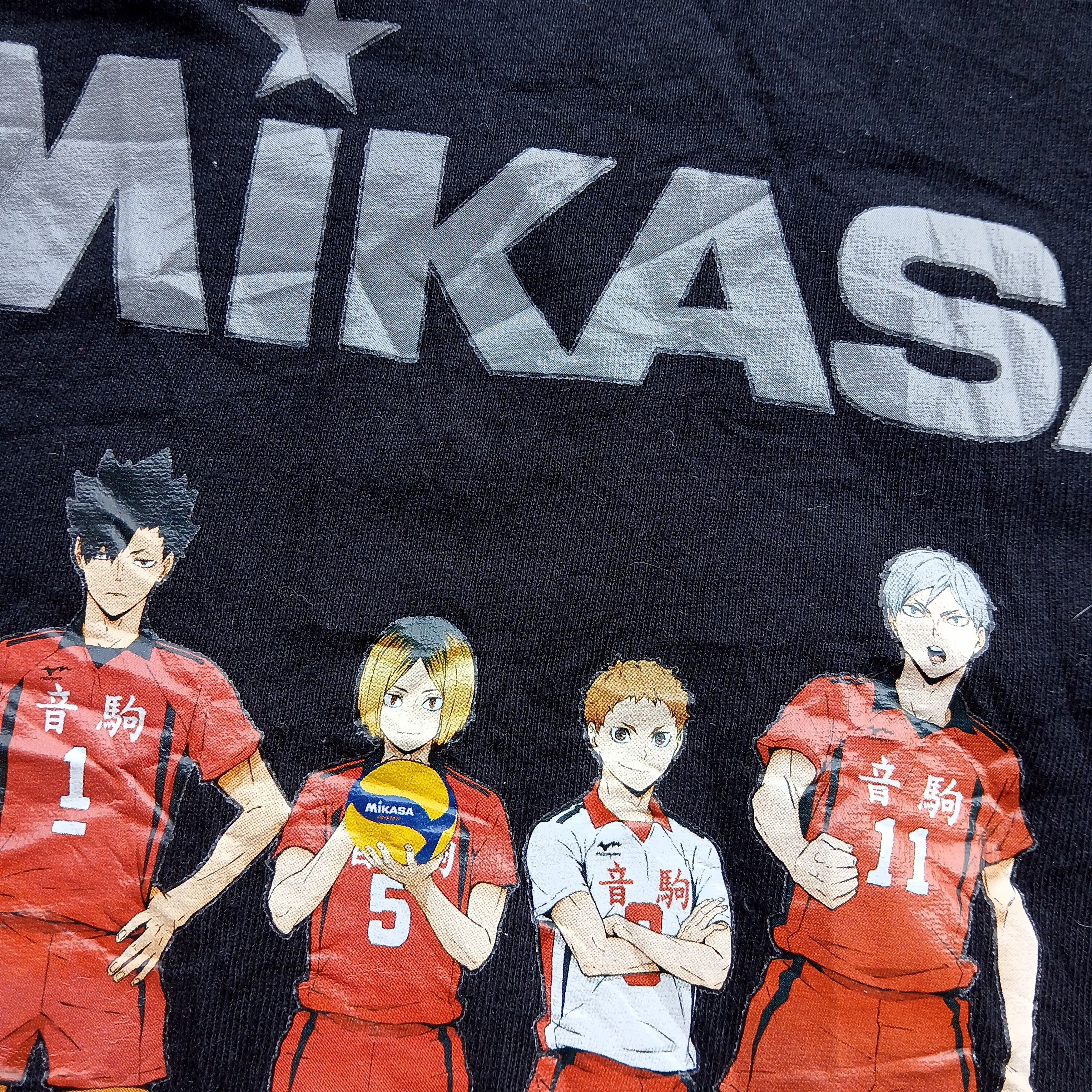 Anime Haikyu nekoma x mikasa offiicial anime tee Size US L / EU 52-54 / 3 - 4 Thumbnail