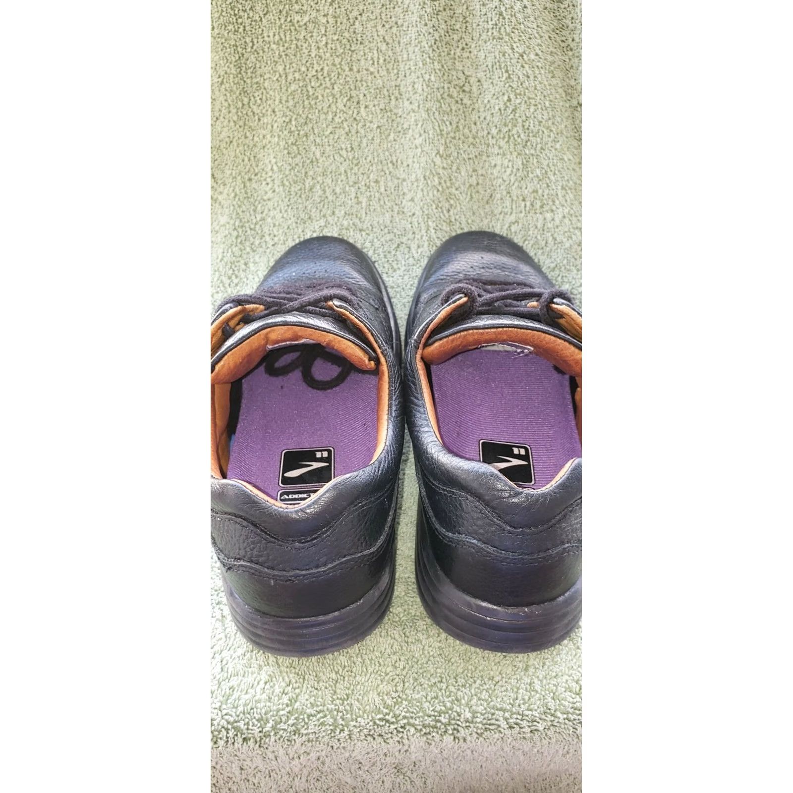 Vintage Dr. Comfort Womens Lace Up Sz 8M Black All Leather Aftermarket Insoles Orthotic Casual Shoes Size ONE SIZE - 7 Thumbnail