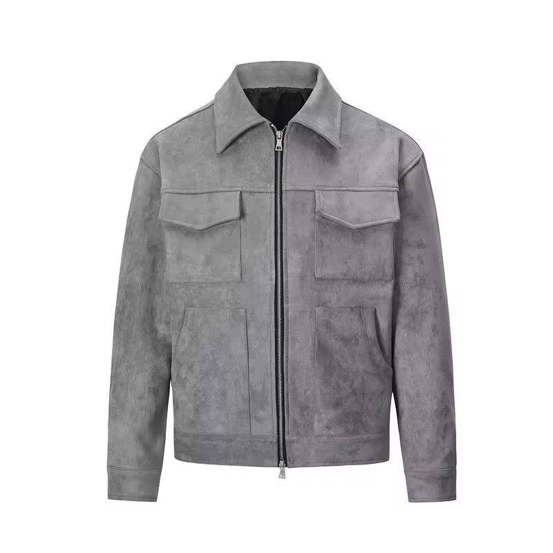 Japanese Brand × Vintage high quality suede jacket with zipper Size US XL / EU 56 / 4 - 4 Thumbnail