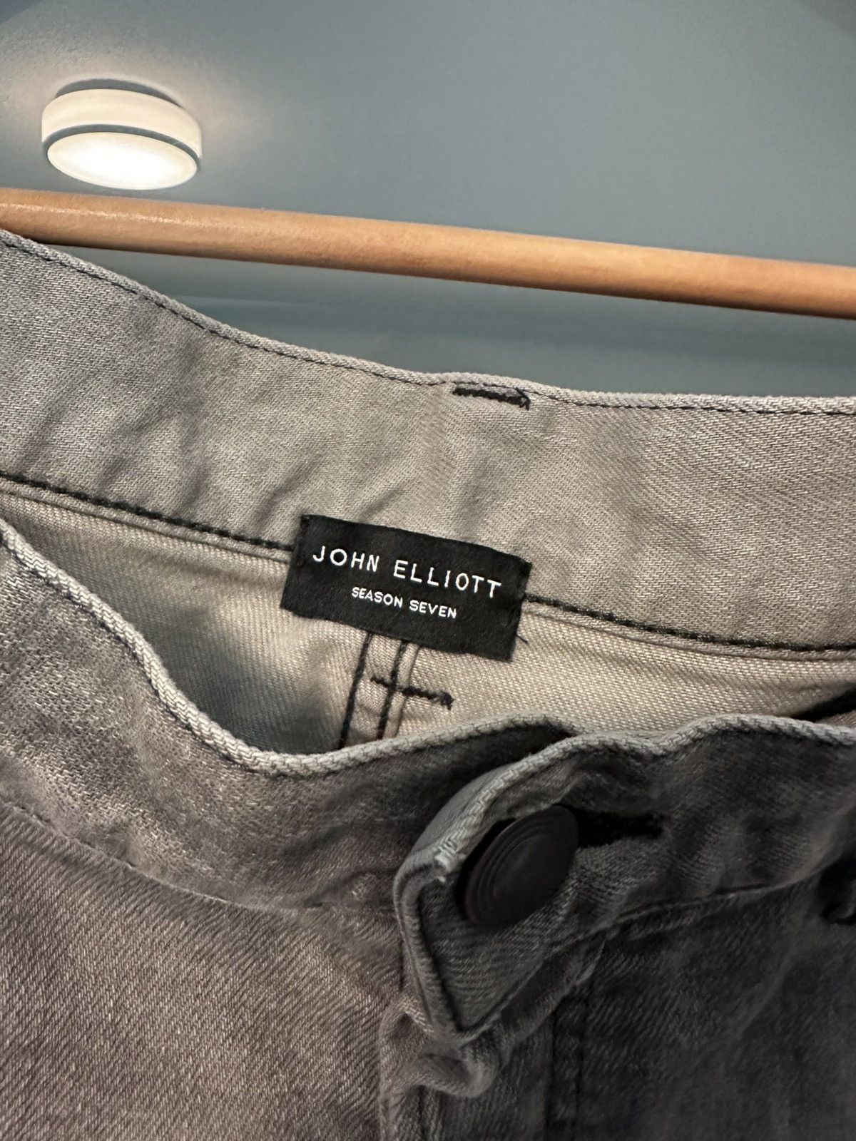John Elliott Cast 2 Scarab Washed Gray Size US 31 - 1 Thumbnail