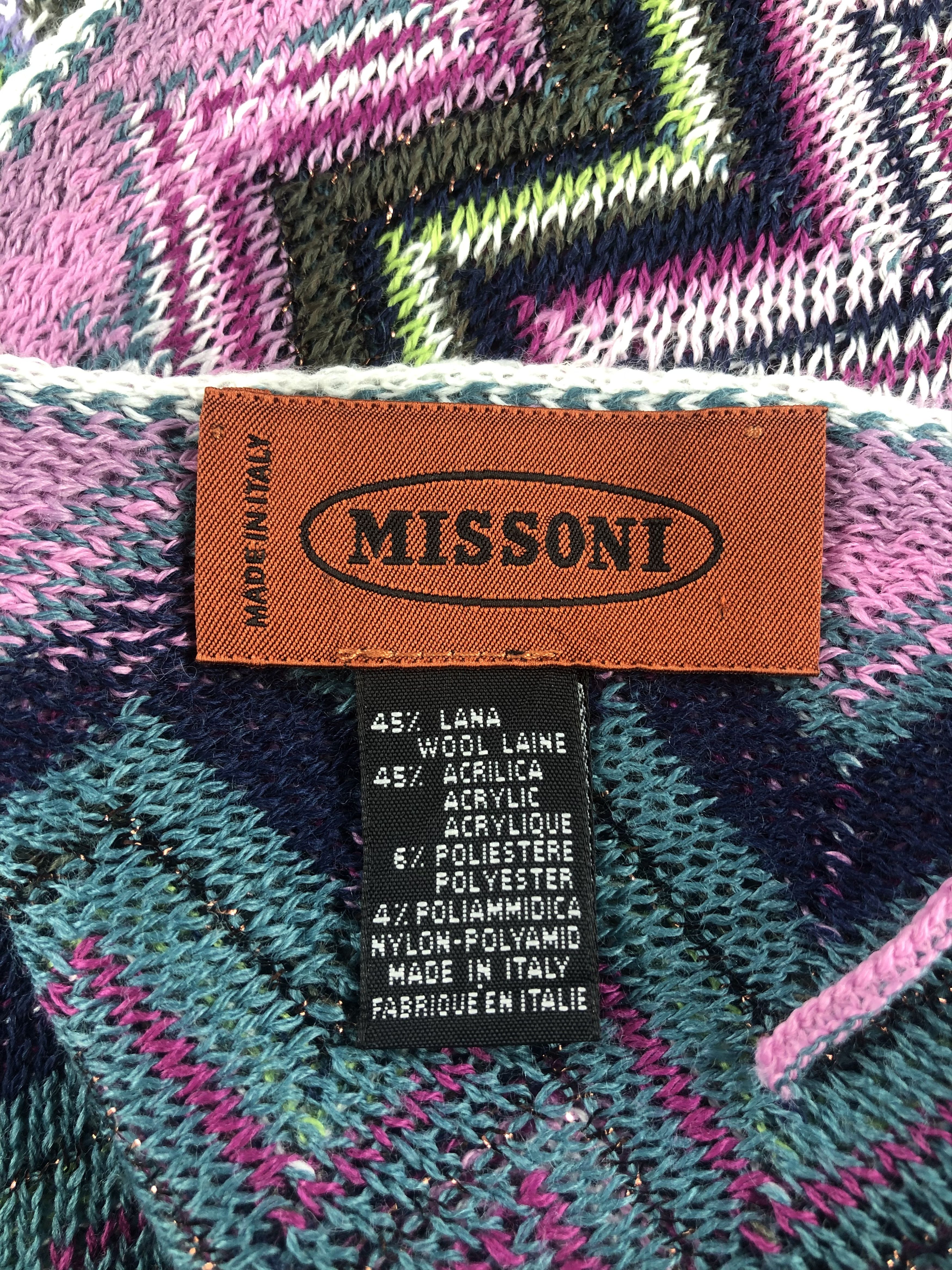 Missoni Missoni Multicolor Scarf / Muffler / Neckwear Size ONE SIZE - 4 Thumbnail