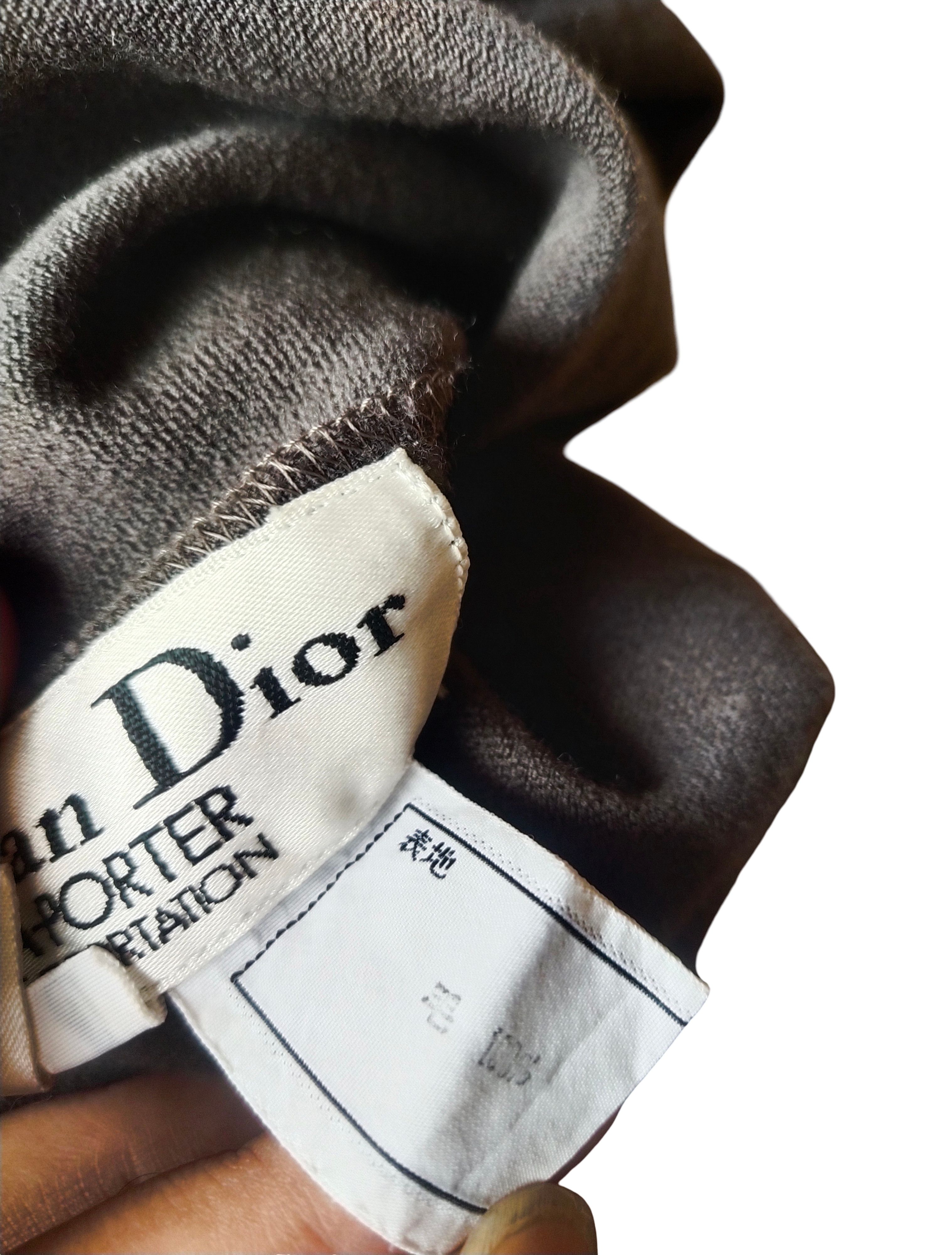 Christian Dior Monsieur 1970s Christian Dior Archive Wool Plastron Military Jacket Size M / US 6-8 / IT 42-44 - 7 Thumbnail
