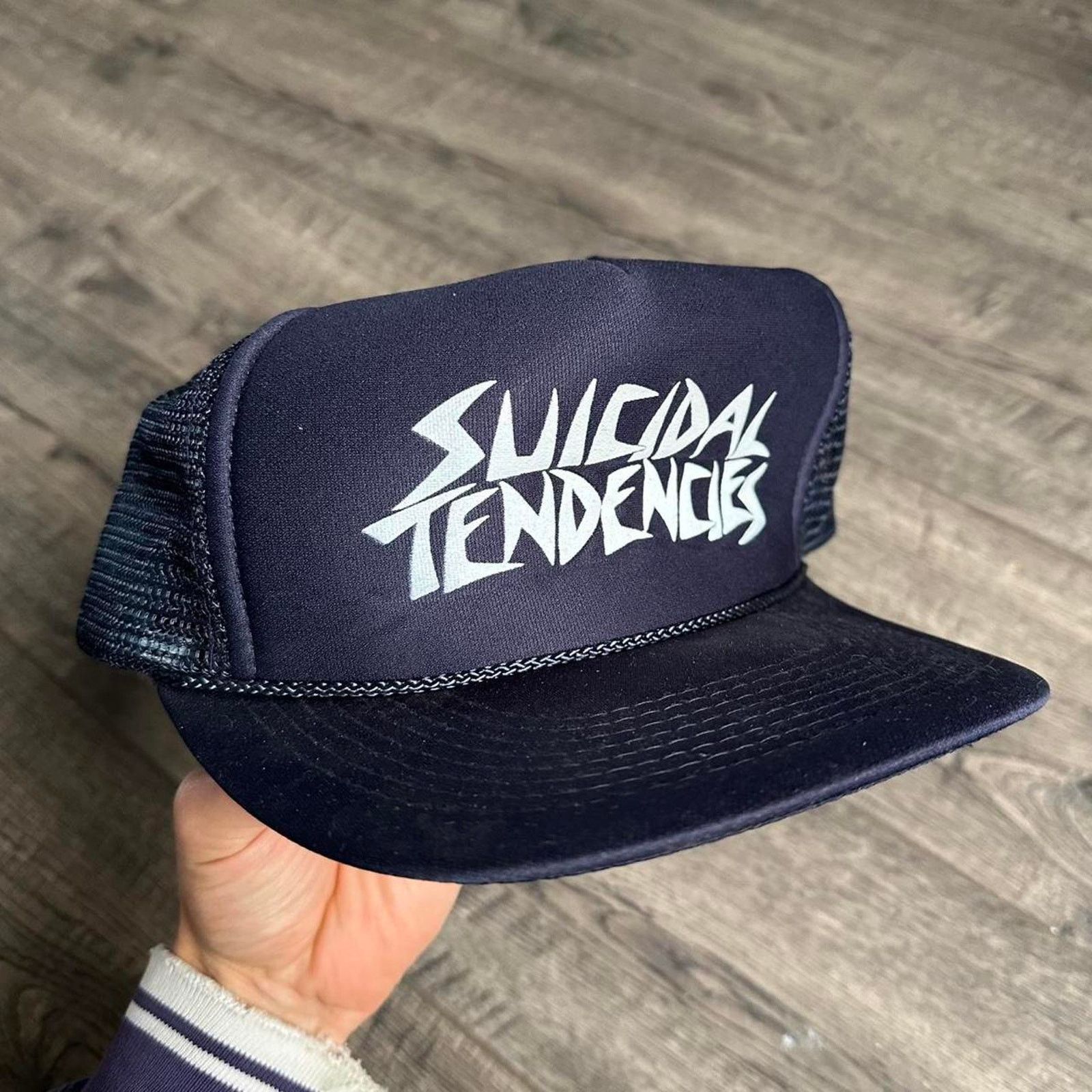Vintage Vintage 90s 00s Suicidal Tendencies Rock Band Trucker Hat Size ONE SIZE - 3 Thumbnail