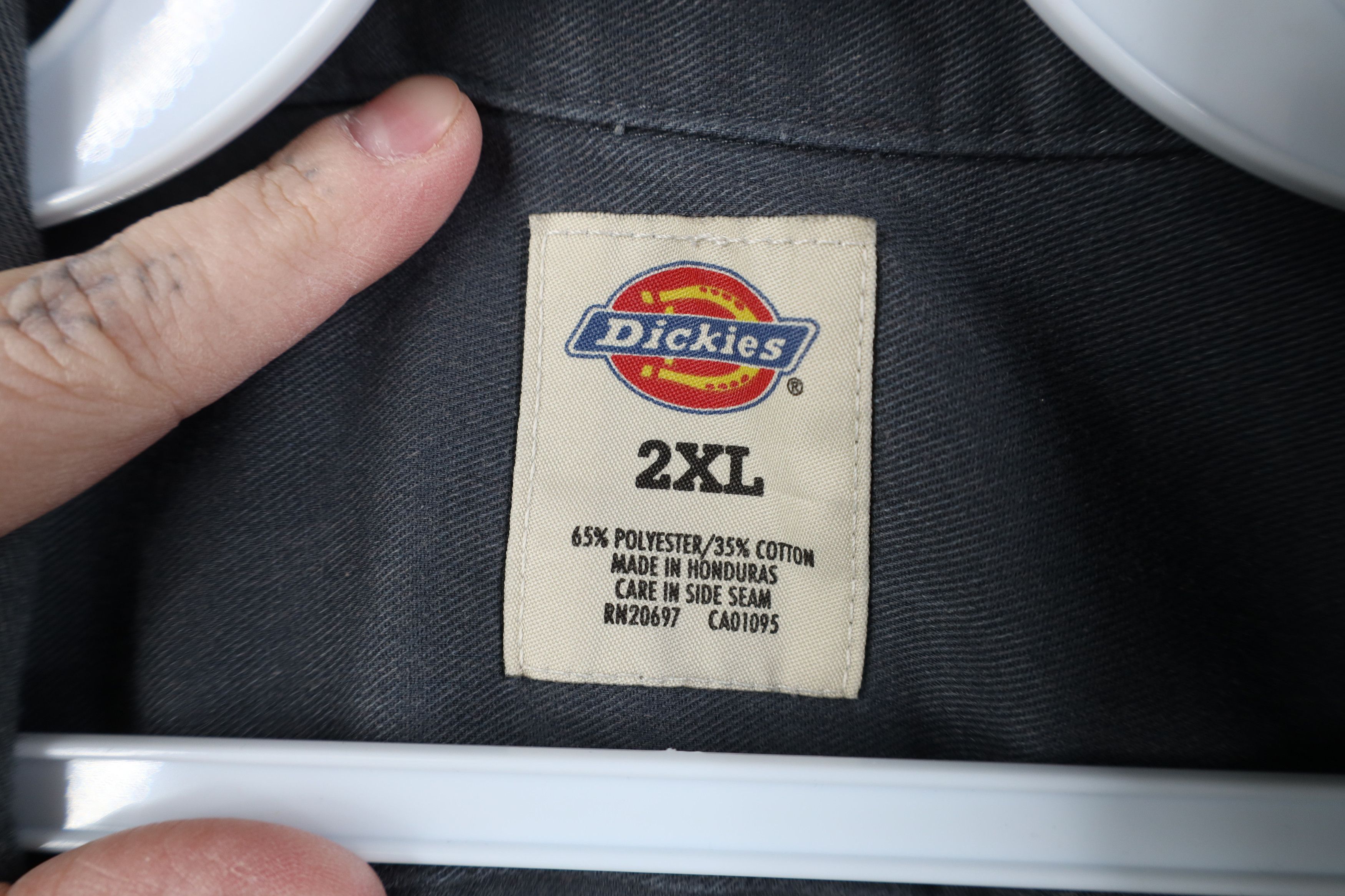 Dickies Vintage Y2K Dickies Workwear Mechanic Button Shirt Gray Size US XXL / EU 58 / 5 - 8 Thumbnail
