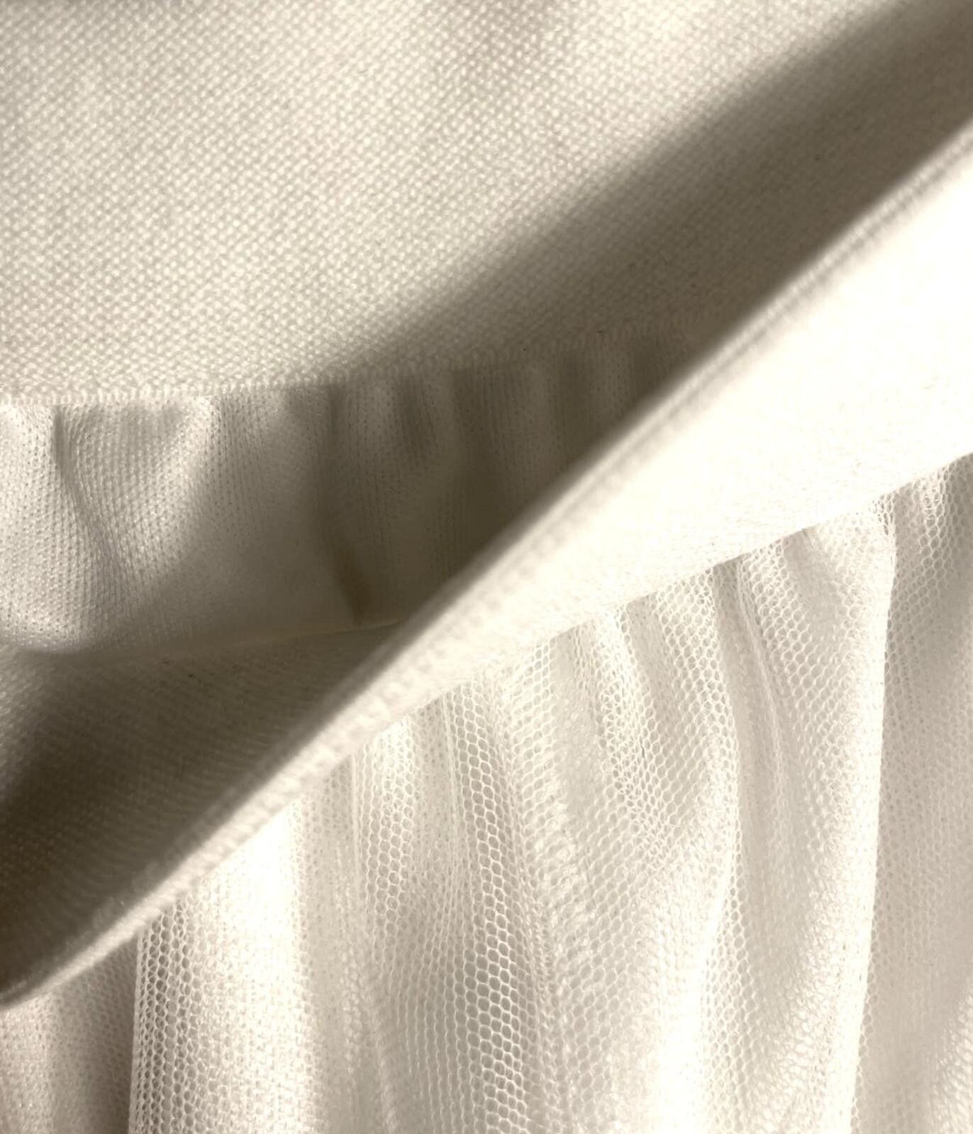 Unknown London Tulle Maxi Skirt Women's Size Small White Pleated Whimsy Size 28" / US 6 / IT 42 - 3 Thumbnail