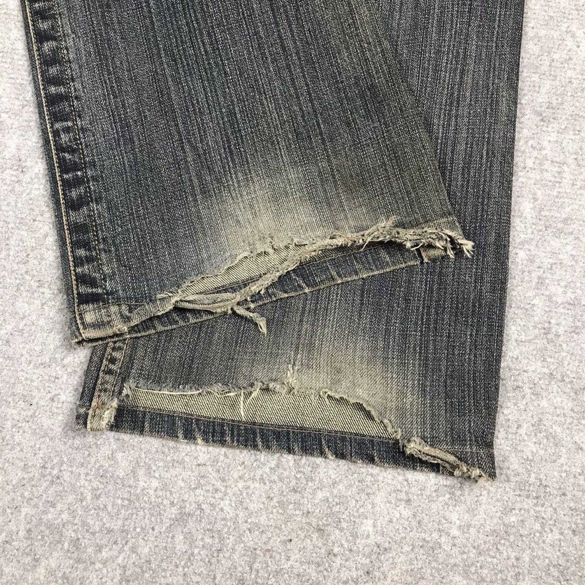 14th Addiction × If Six Was Nine FLARED🔥BOOTCUT ALDELIO JAPAN DISTRESSED DENIM PANTS Size US 30 / EU 46 - 12 Thumbnail