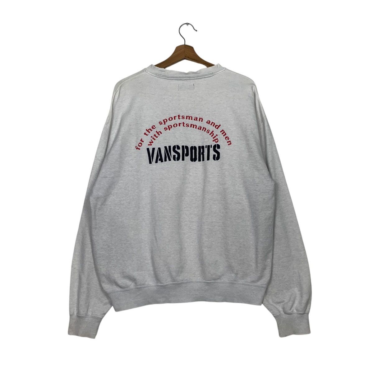 Japanese Brand Japanese Brand Van Sports Crewneck Sweatshirt Size US L / EU 52-54 / 3 - 1 Thumbnail