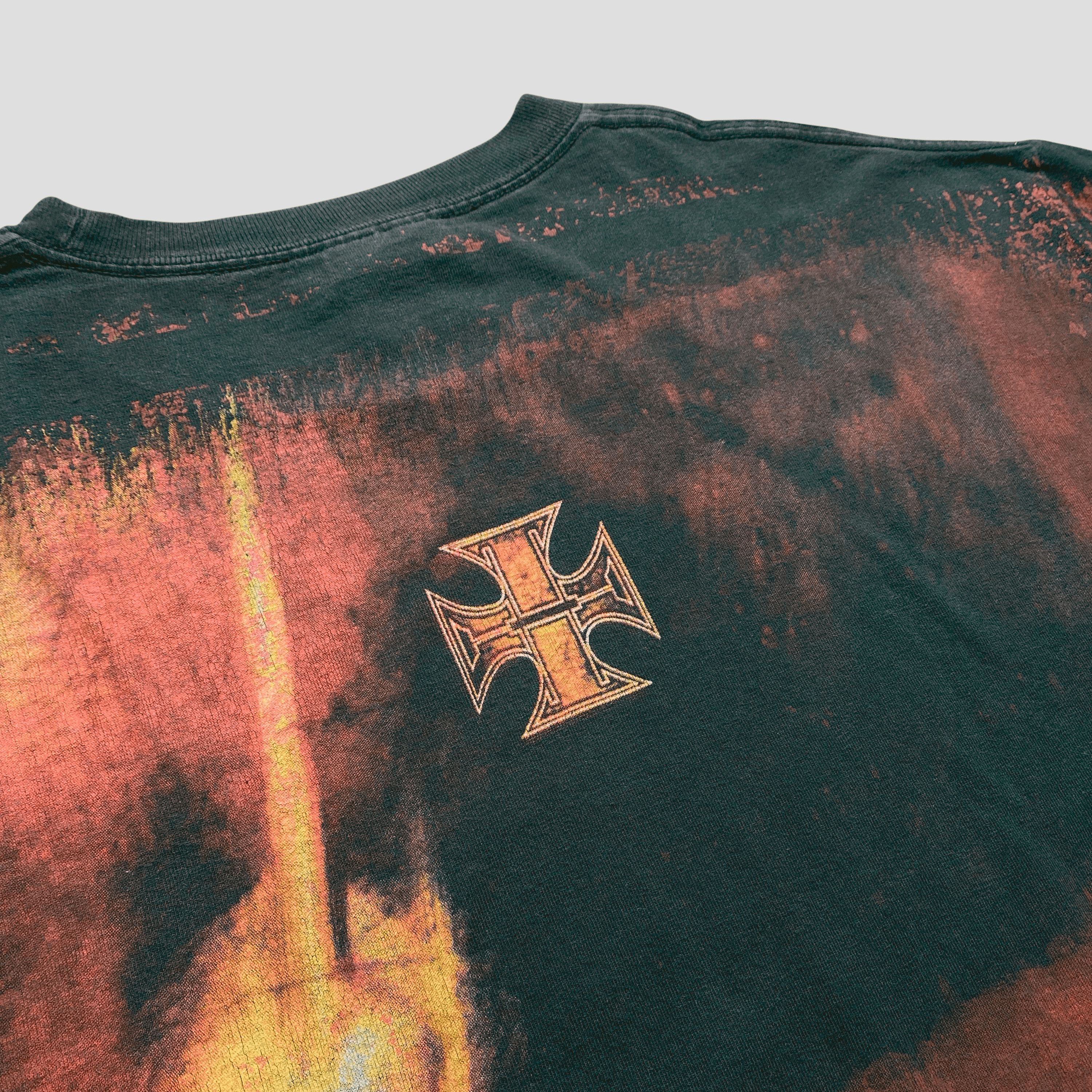 Vintage × WWE Vintage Early 2000s WWE Triple H Skull King AOP T-Shirt Size US XL / EU 56 / 4 - 5 Thumbnail