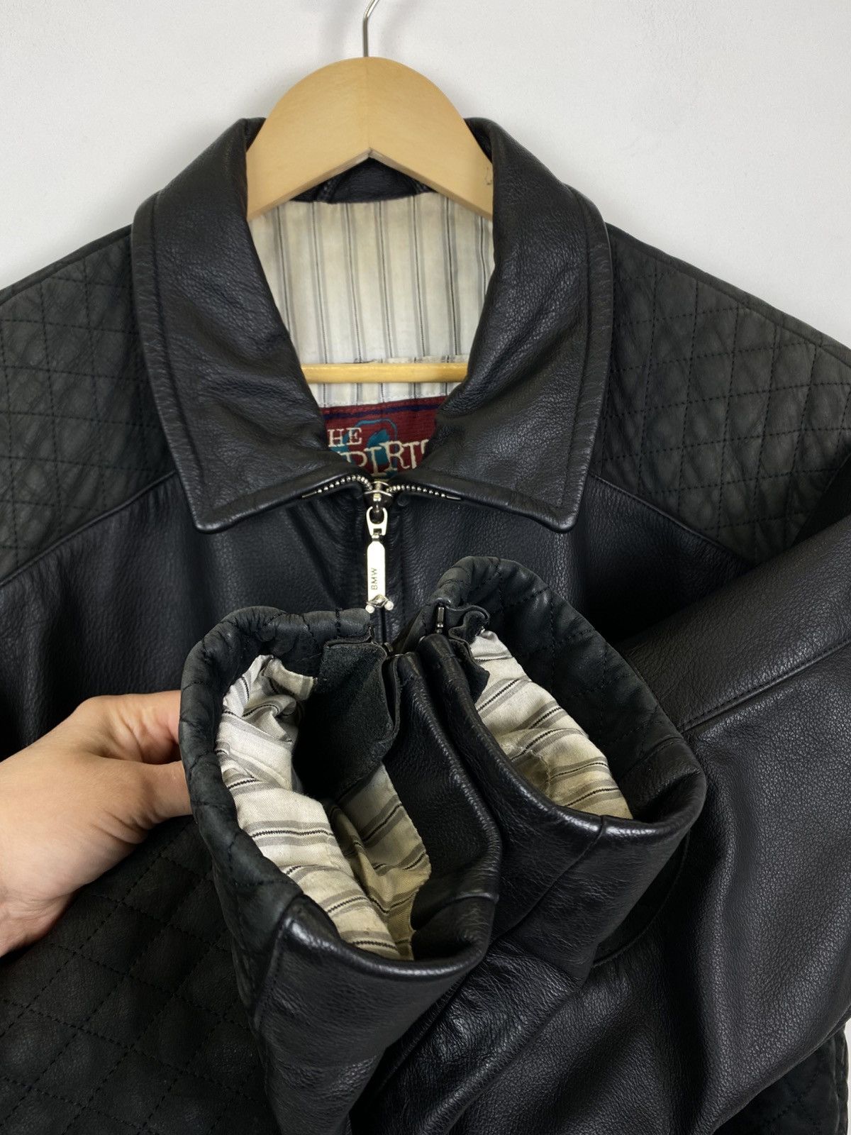 BMW Vintage The Spirit Of Touring BMW Leather Full Zip Jacket Size US M / EU 48-50 / 2 - 7 Thumbnail