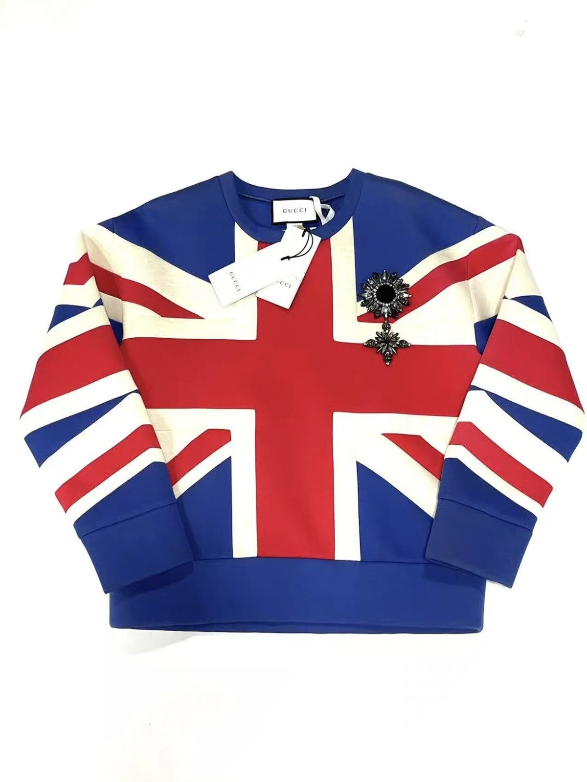 Gucci Gucci UK flag sweater M Size US M / EU 48-50 / 2 - 1 Thumbnail