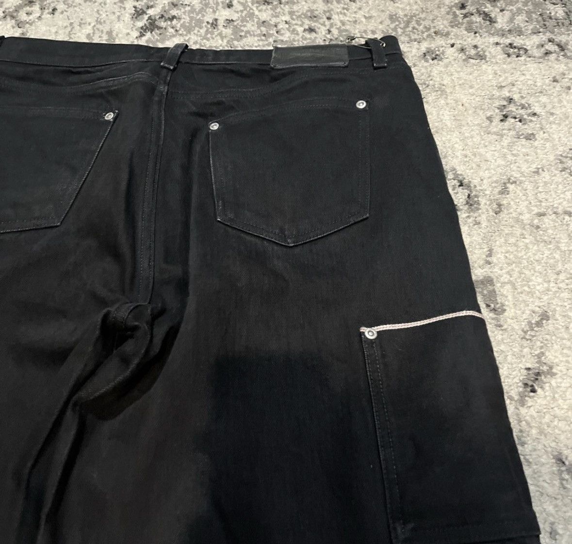 Other discontd jet black selvedge denim Size US 34 / EU 50 - 4 Thumbnail