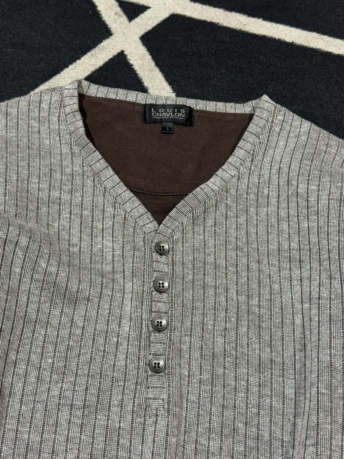 If Six Was Nine Louis Chavlon Thermal Long Sleeve Japanese Size US L / EU 52-54 / 3 - 2 Thumbnail