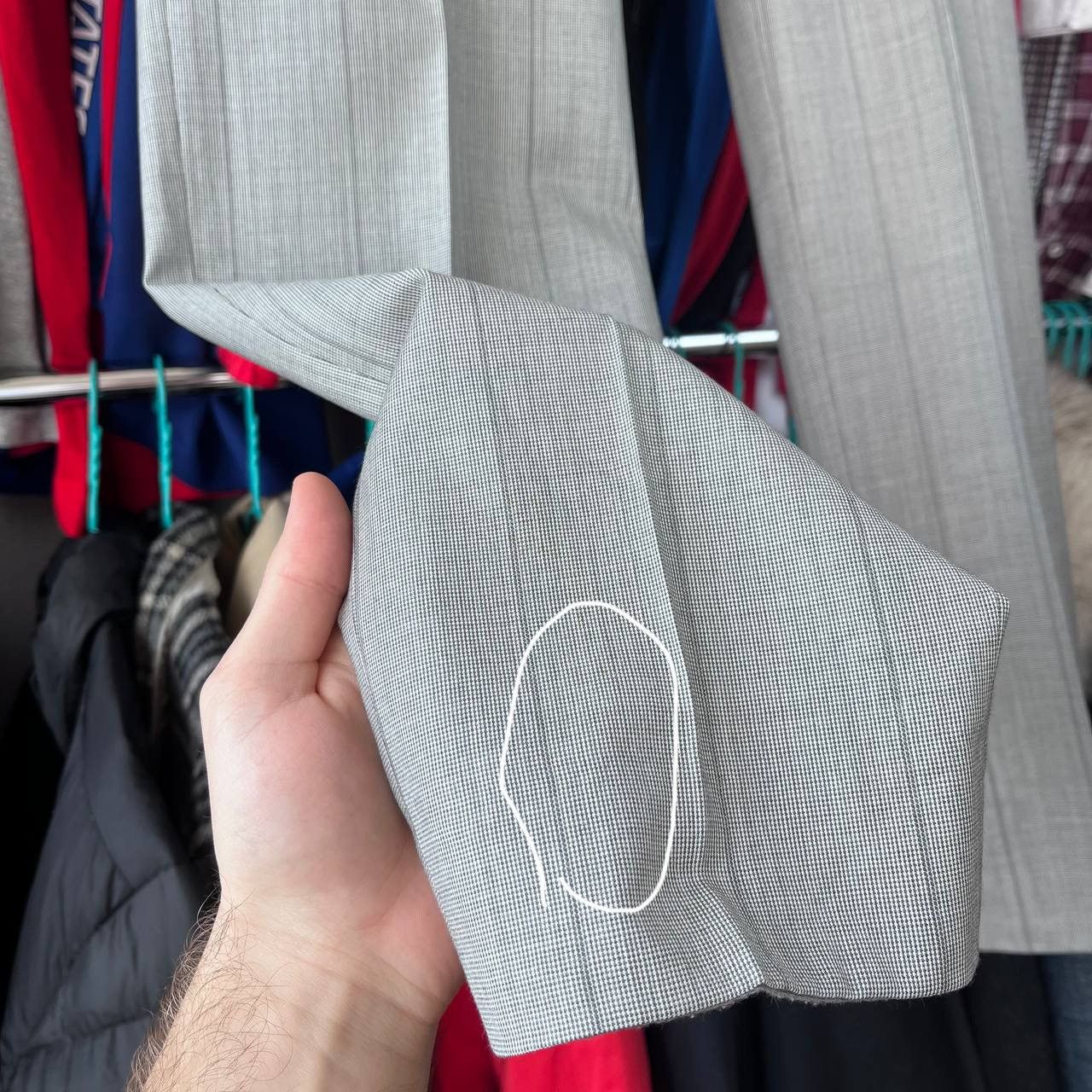 Isaia Isaia Napoli Striped Wool Gray Suit 140`s Delain Selection Size 48R - 20 Thumbnail