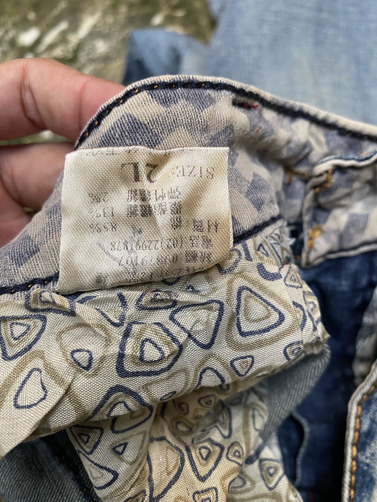 Japanese Brand Distressed fashion jeans Size US 32 / EU 48 - 5 Thumbnail