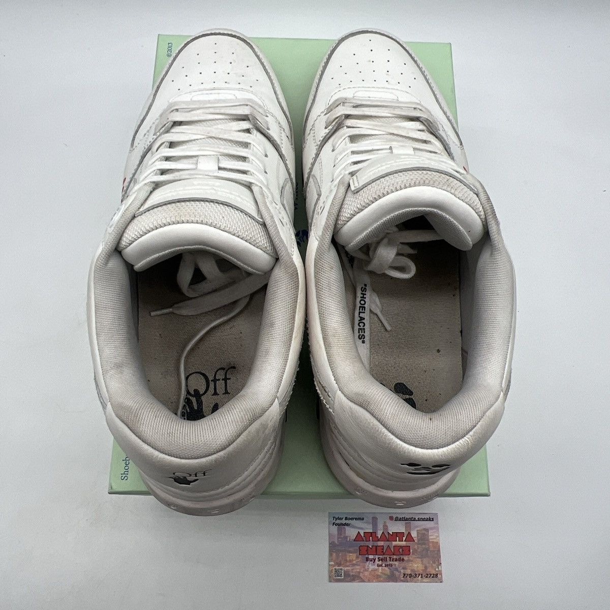 Off-White Off-White Out of Office Low For Walking - White Red Size US 13 / EU 46 - 7 Thumbnail