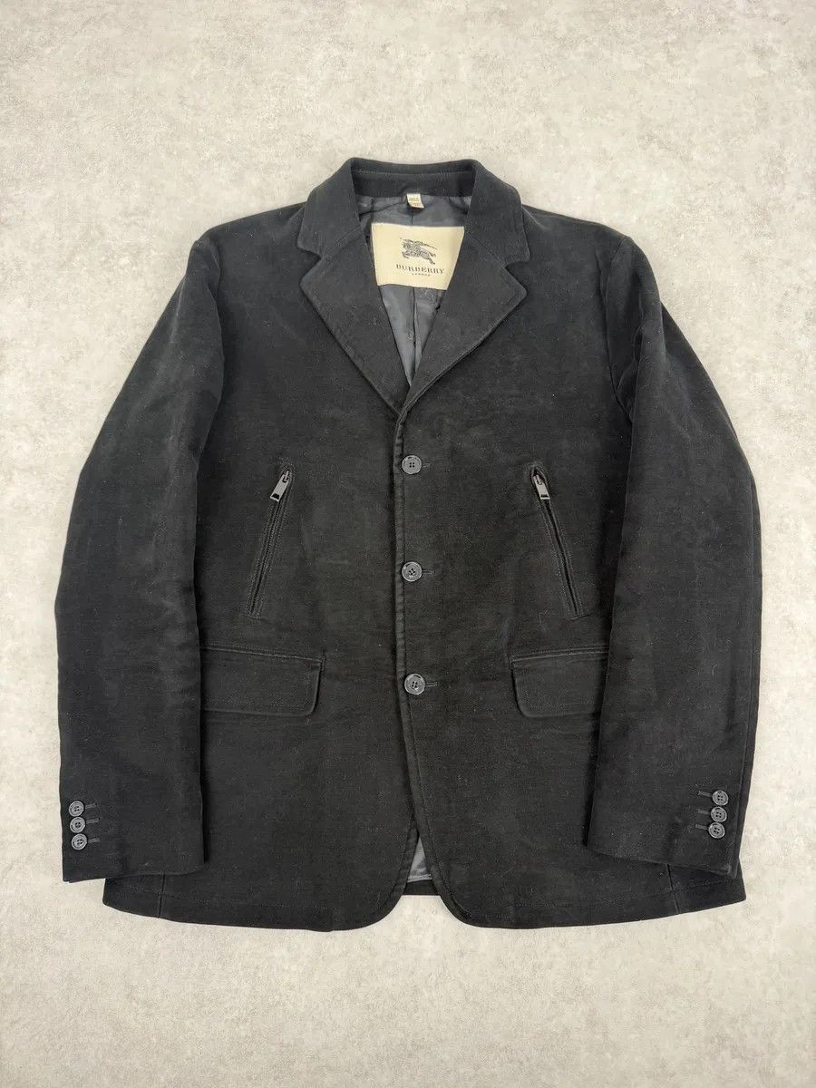 Burberry 2000s Burberry Black Classy Blazer Jacket Size US L / EU 52-54 / 3 - 1 Thumbnail