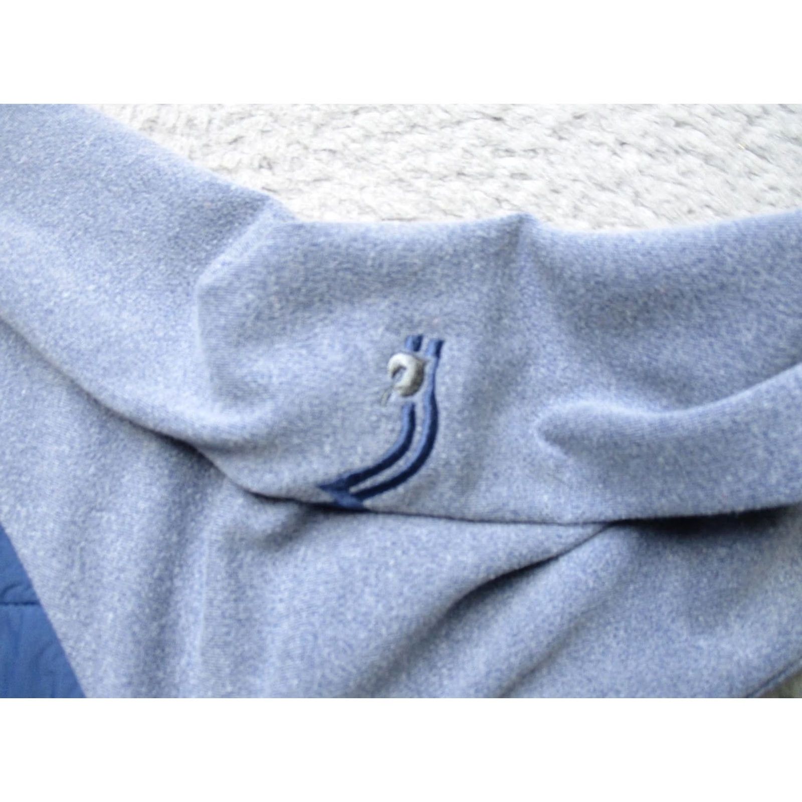 johnnie-O johnnie-O Sweater Mens XL Gray Quarter Zip Quilted Fleece Raglan Pullover Size US XL / EU 56 / 4 - 7 Thumbnail