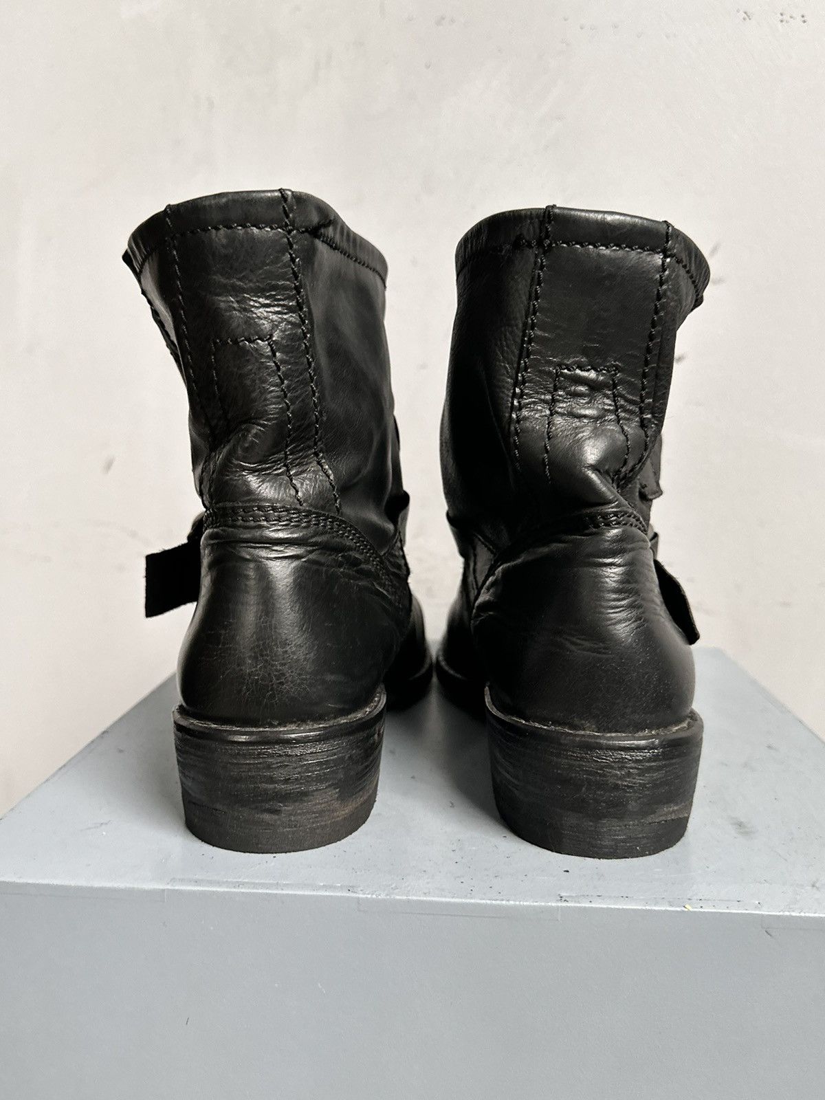 A.S.98 🥵Rare Last Drop Hand Made Leather Boots Guidi Rick Owens GOA Size US 9 / IT 39 - 9 Thumbnail