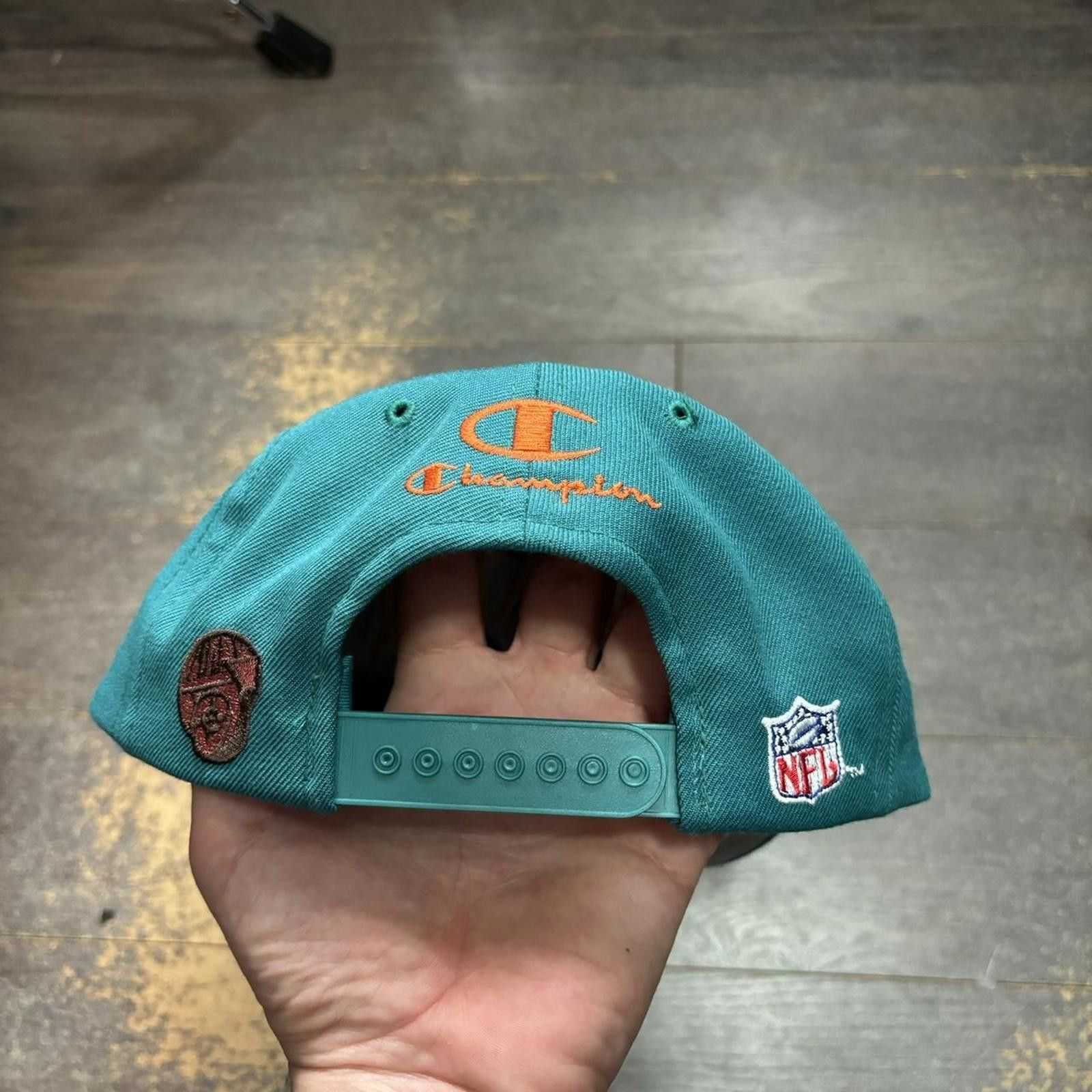 Champion Vintage Miami dolphins champion SnapBack hat 90s OS Size ONE SIZE - 2 Thumbnail