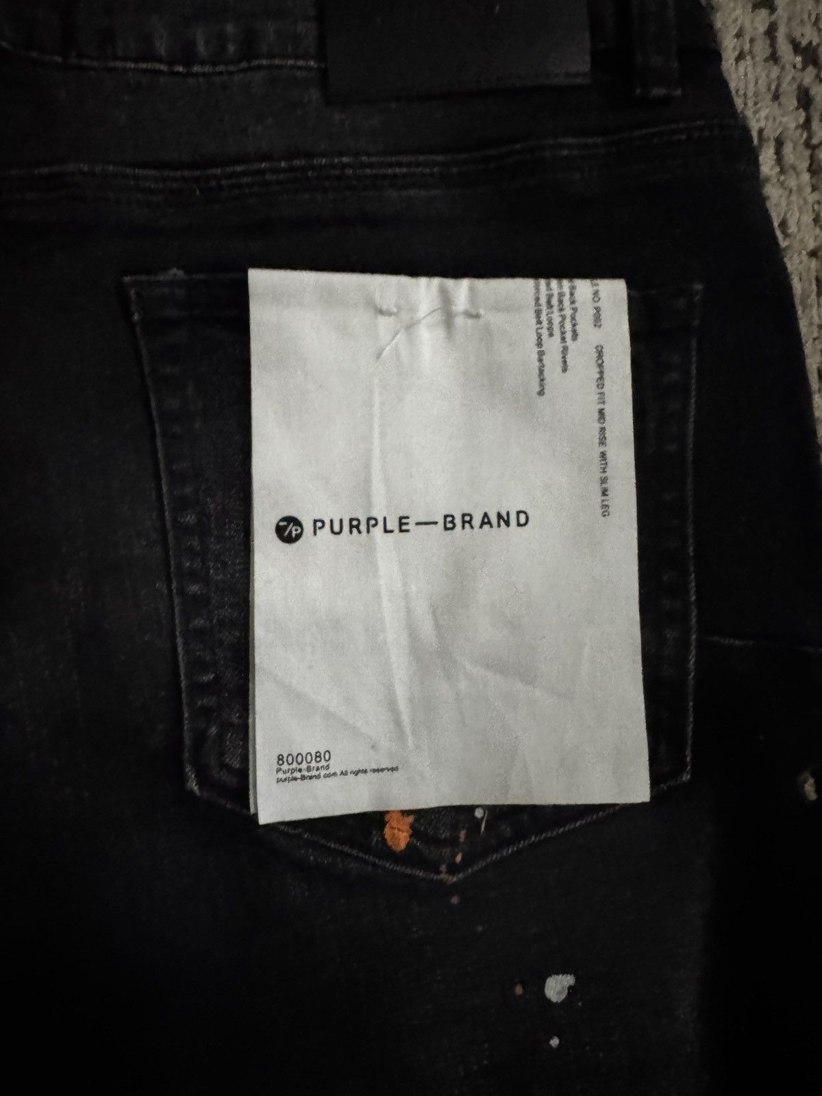 Designer Purple jeans Size US 32 / EU 48 - 3 Thumbnail