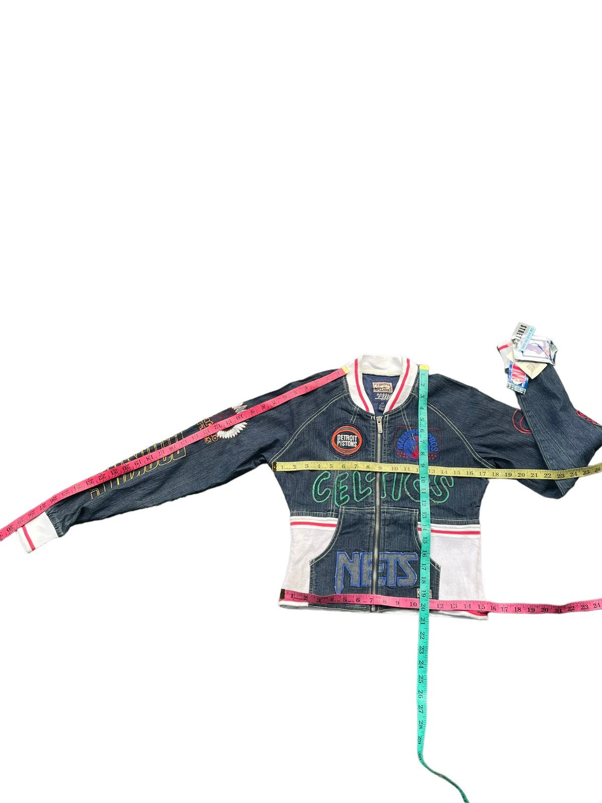 NBA Hardwood Classics NBA Denim Jacket Size S / US 4 / IT 40 - 21 Thumbnail